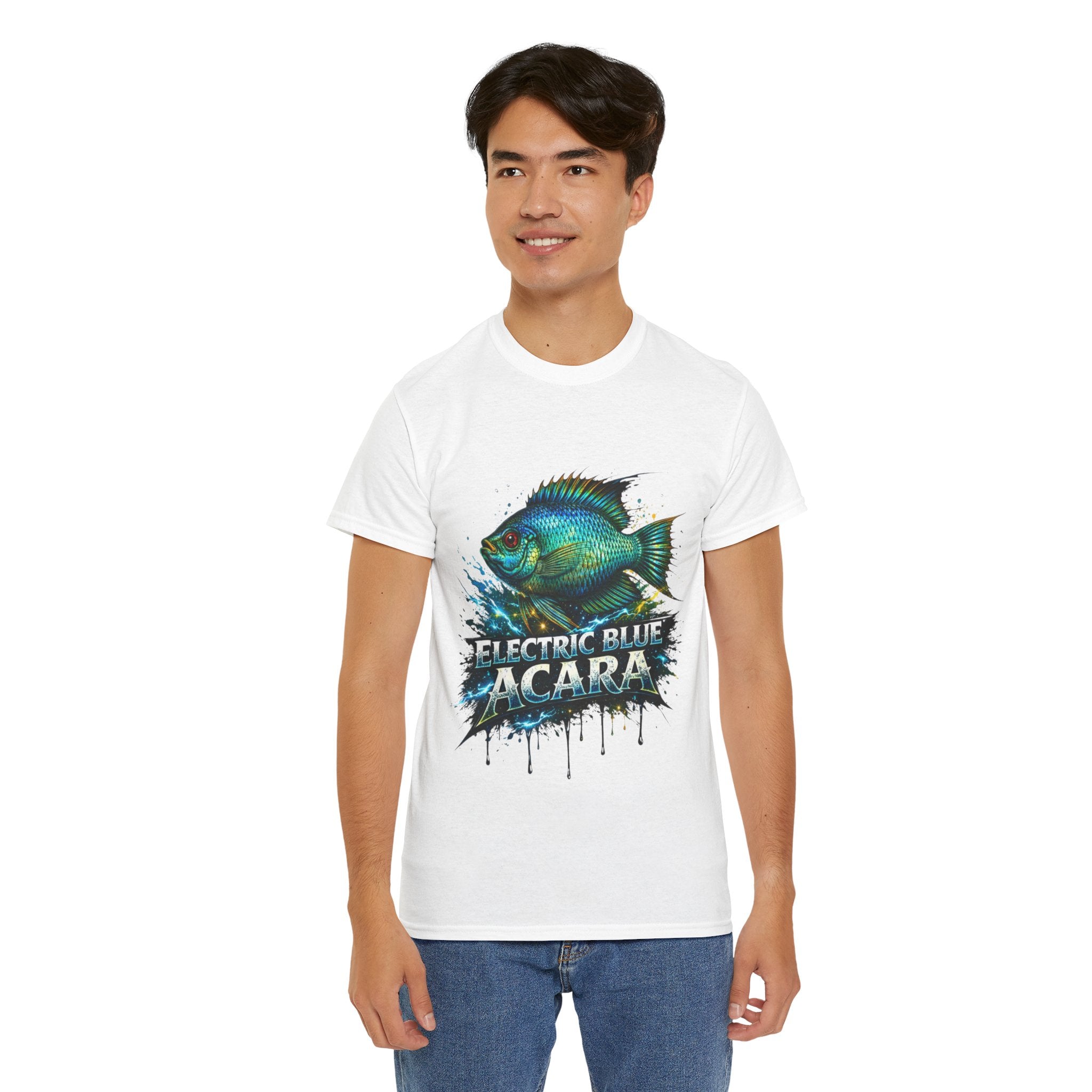 Electric Blue Acara – Premium Graphic Tee