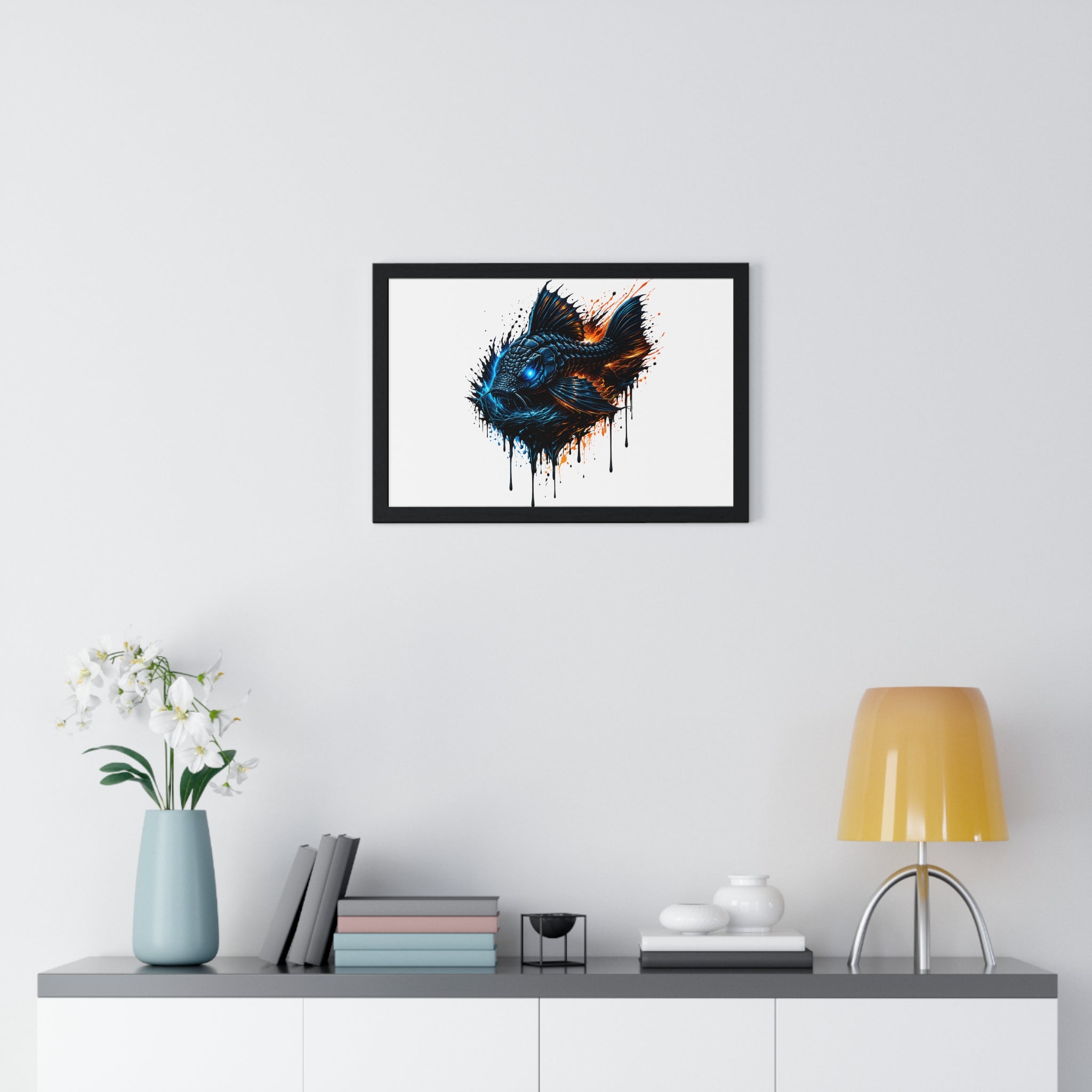 Armored Pleco L-185– Premium Wood-Framed Poster