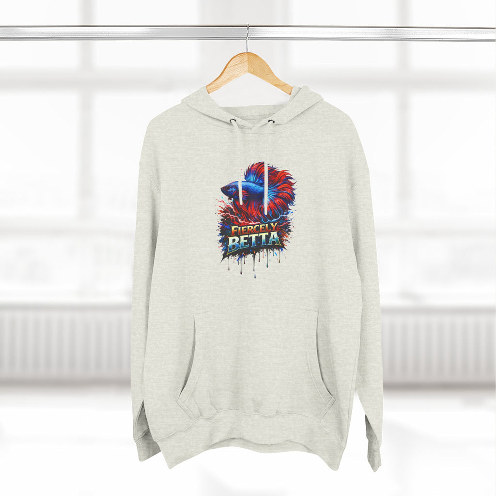 Fiercely Betta – Premium "Neon Flare" 3-End Fleece Hoodie