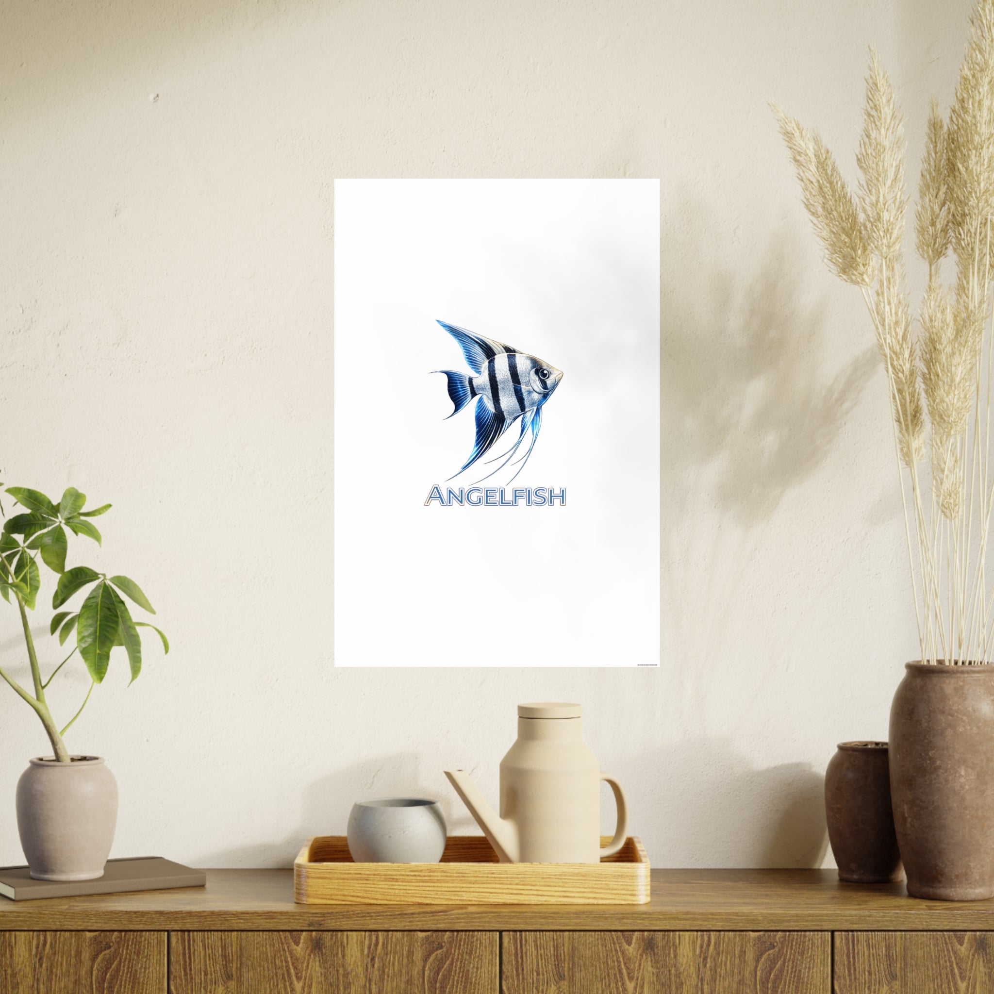 Angelfish – Premium Satin Photo Art Poster