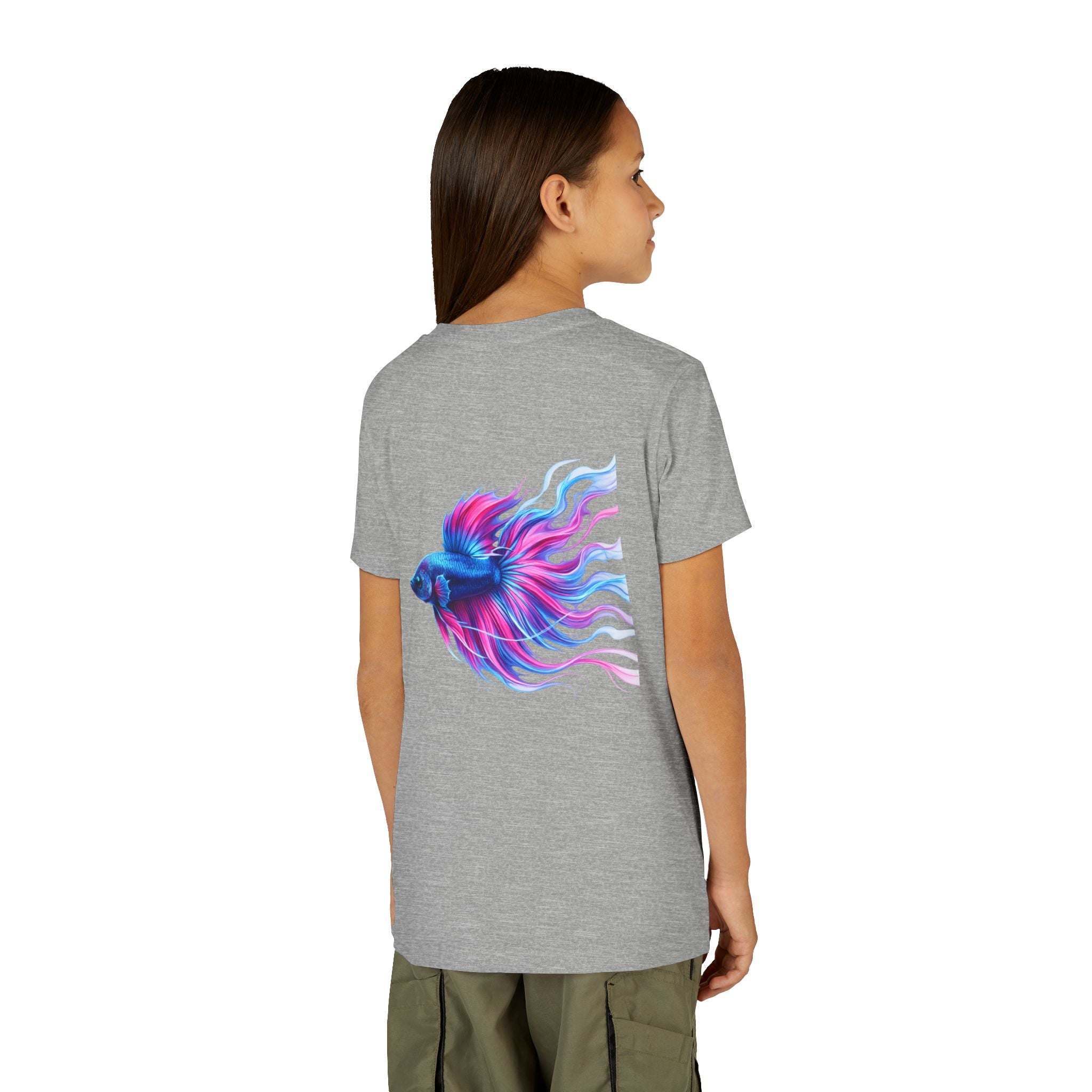 Youth Tee - Colorful Betta Fish Graphic Shirt