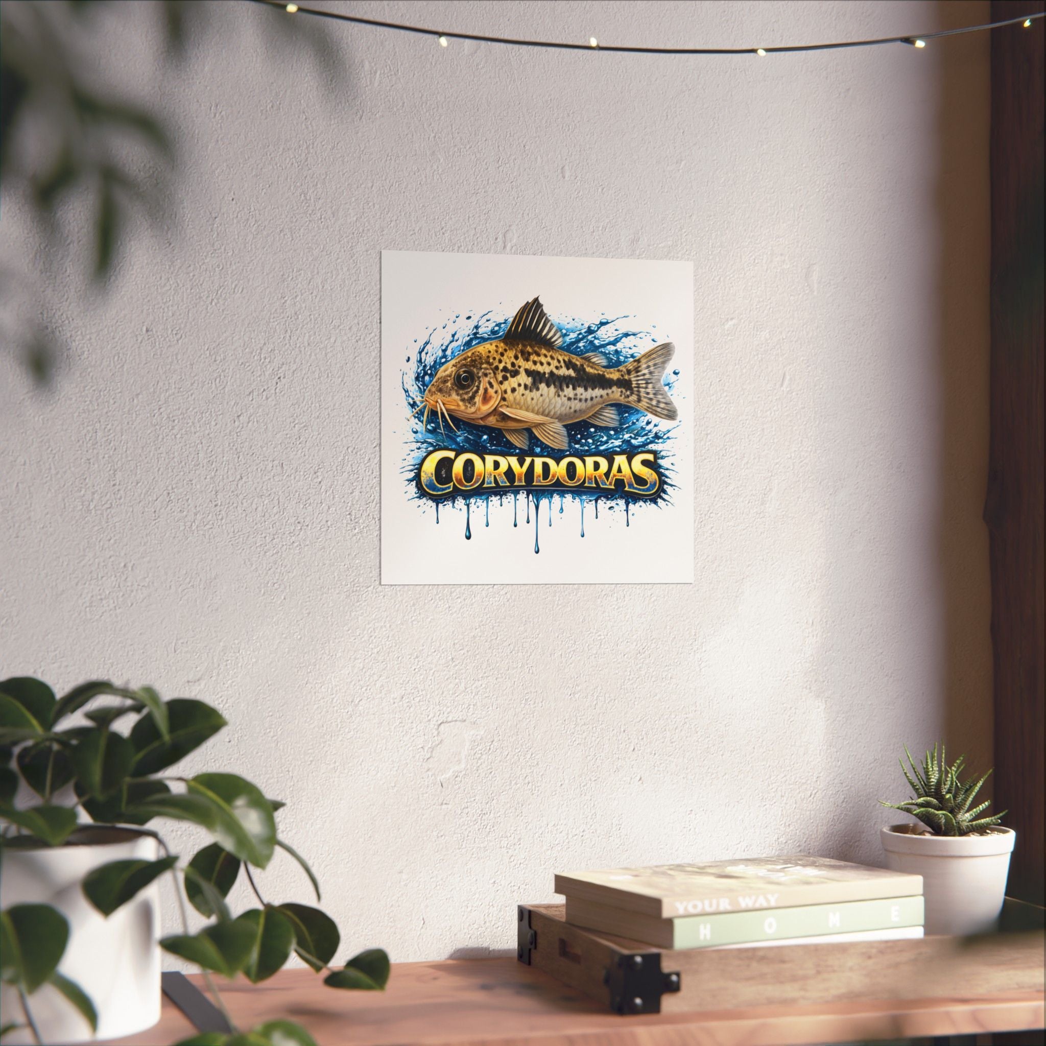Corydoras Fish Matte Poster — Aquarium Lover Wall Art