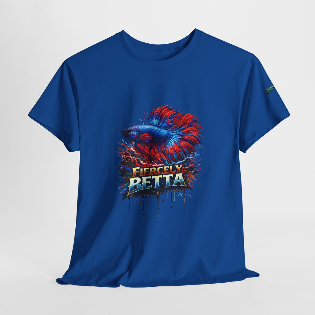 Betta Fish T-Shirt — Fiercely Betta Colorful Aquarium Fish Tee