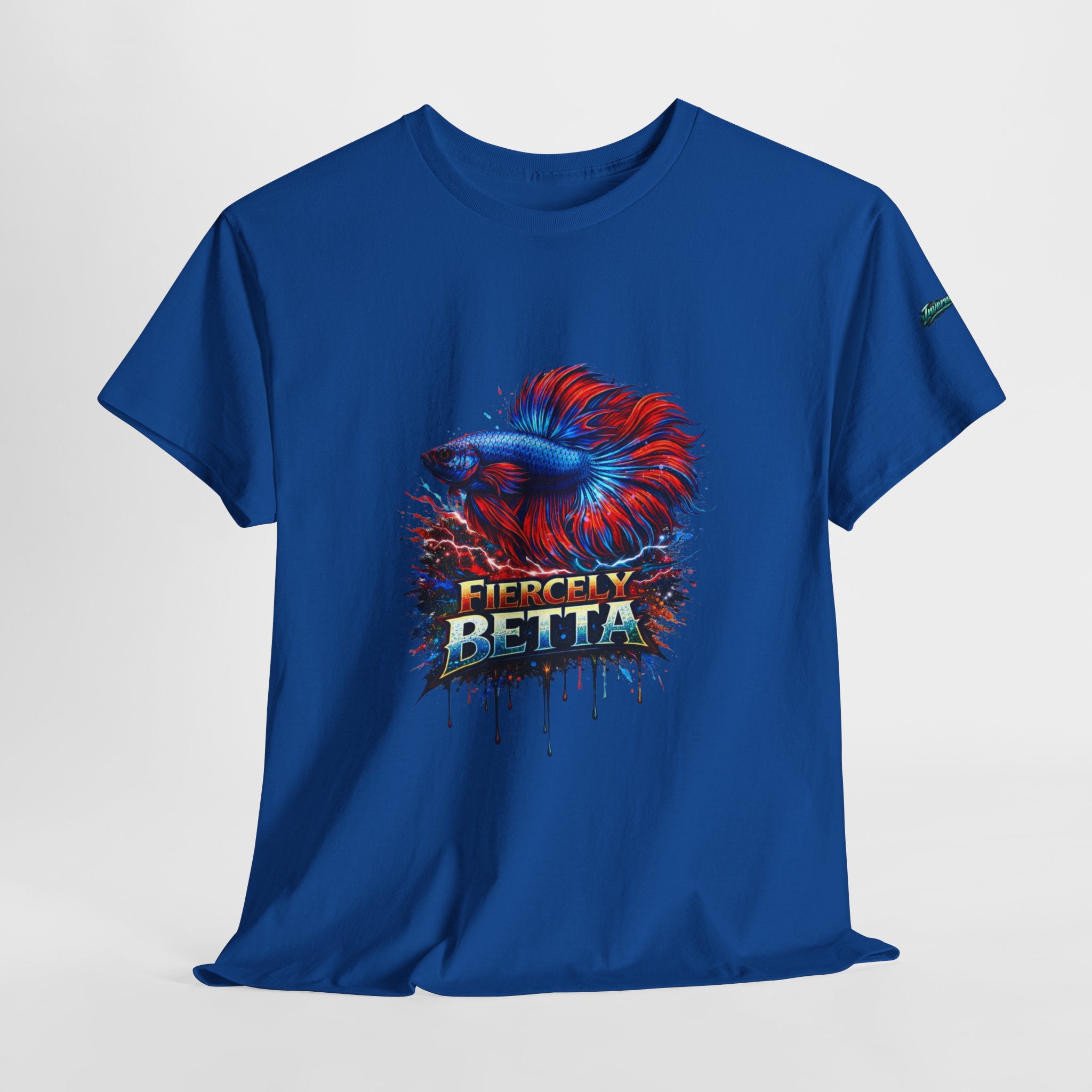 Betta Fish T-Shirt — Fiercely Betta Colorful Aquarium Fish Tee