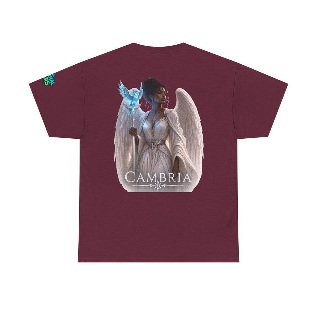The Eternal Wars Graphic Tee – "Cambria" Winged Warrior Shirt