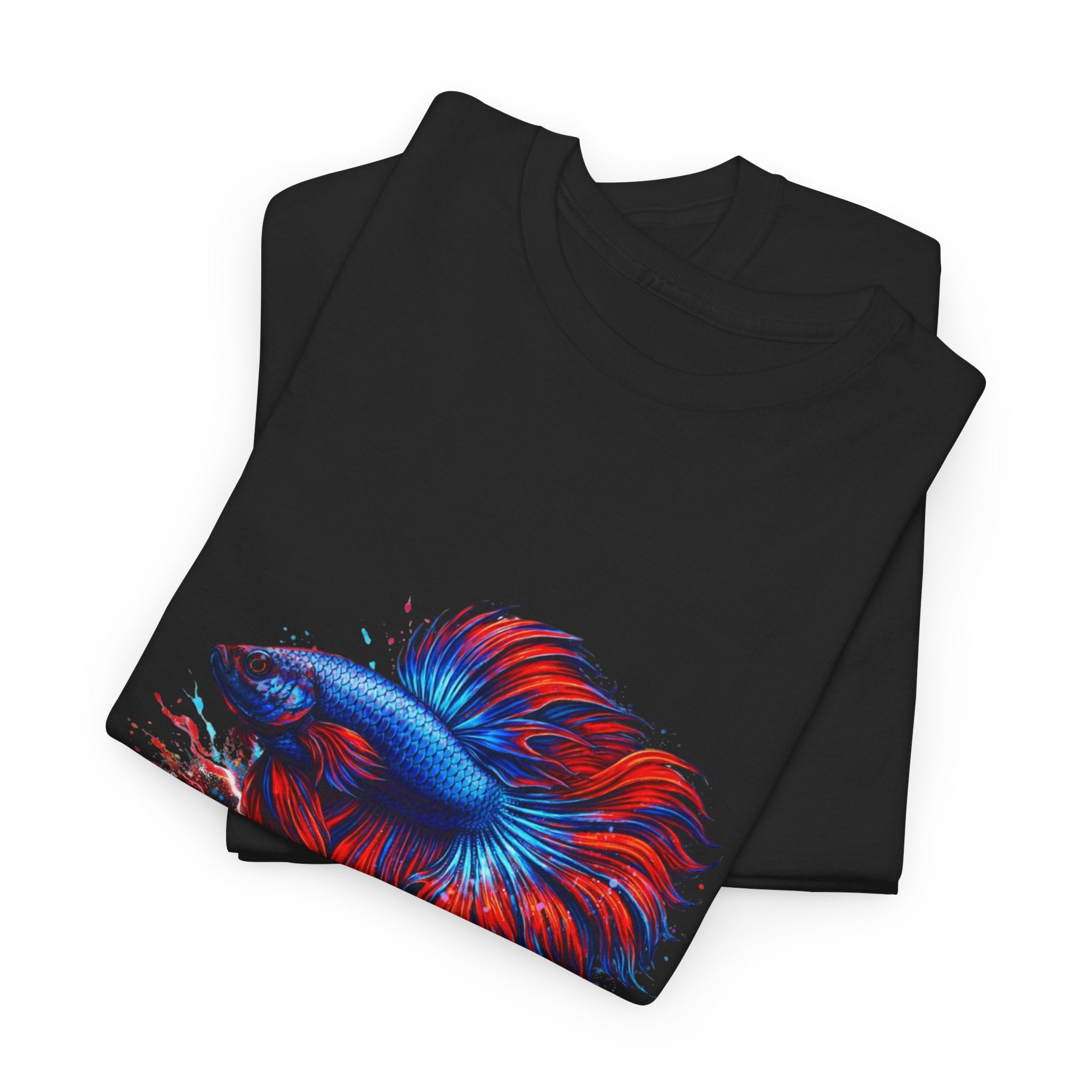 Betta Fish T-Shirt — Fiercely Betta Colorful Aquarium Fish Tee