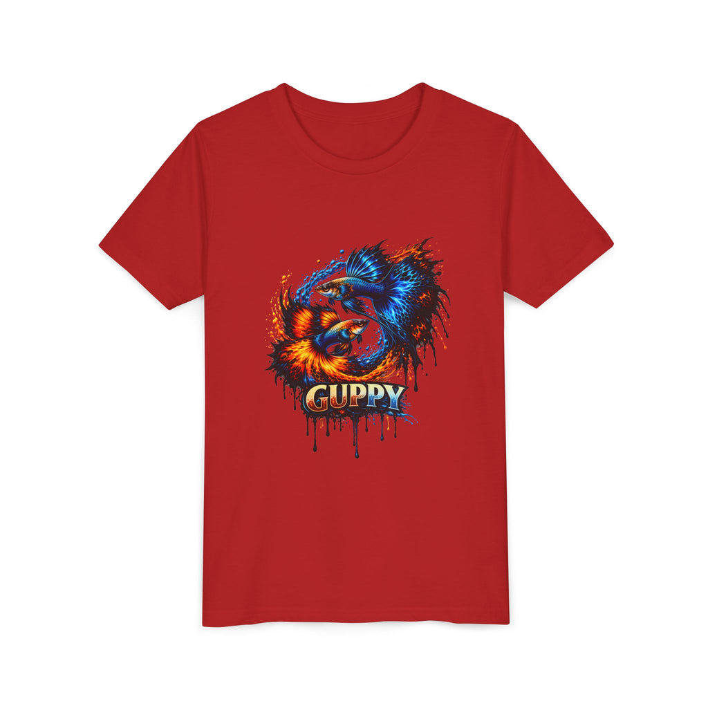 Fire & Ice Guppy – Youth "Neon Flare" Premium Tee