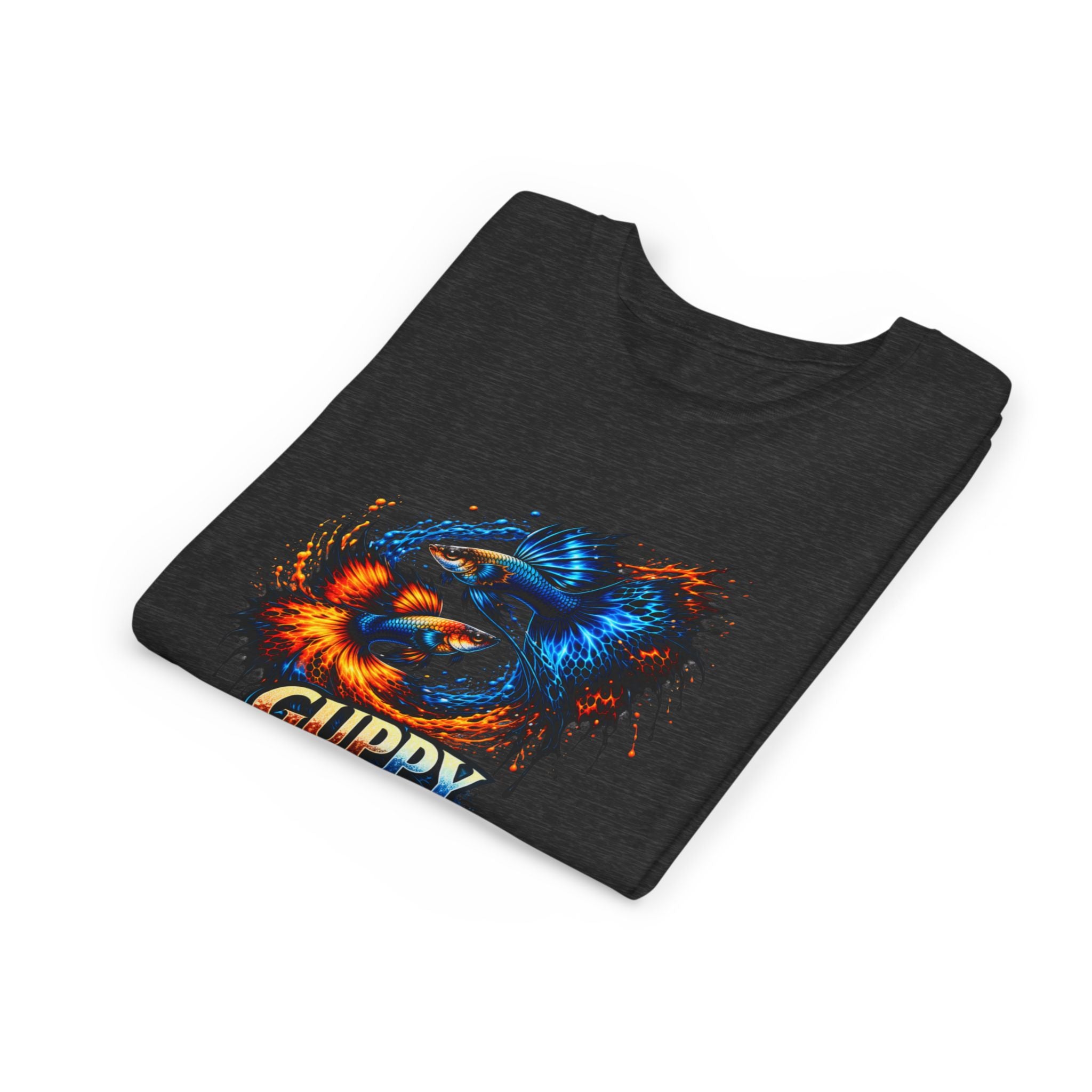 Fire & Ice Guppy – Youth "Neon Flare" Premium Tee