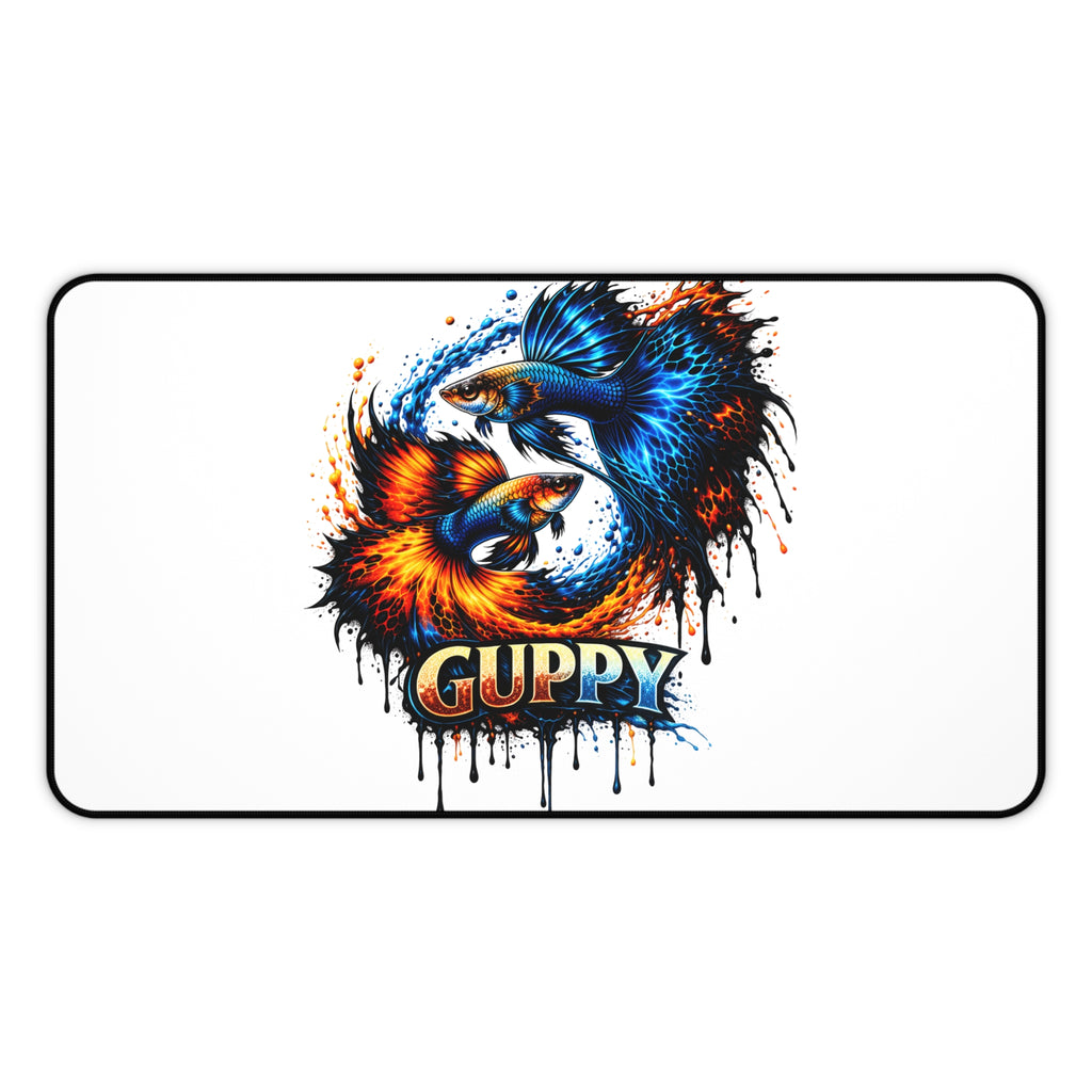 Fire & Ice Guppy – Premium "Infinite Flow" Desk Mat