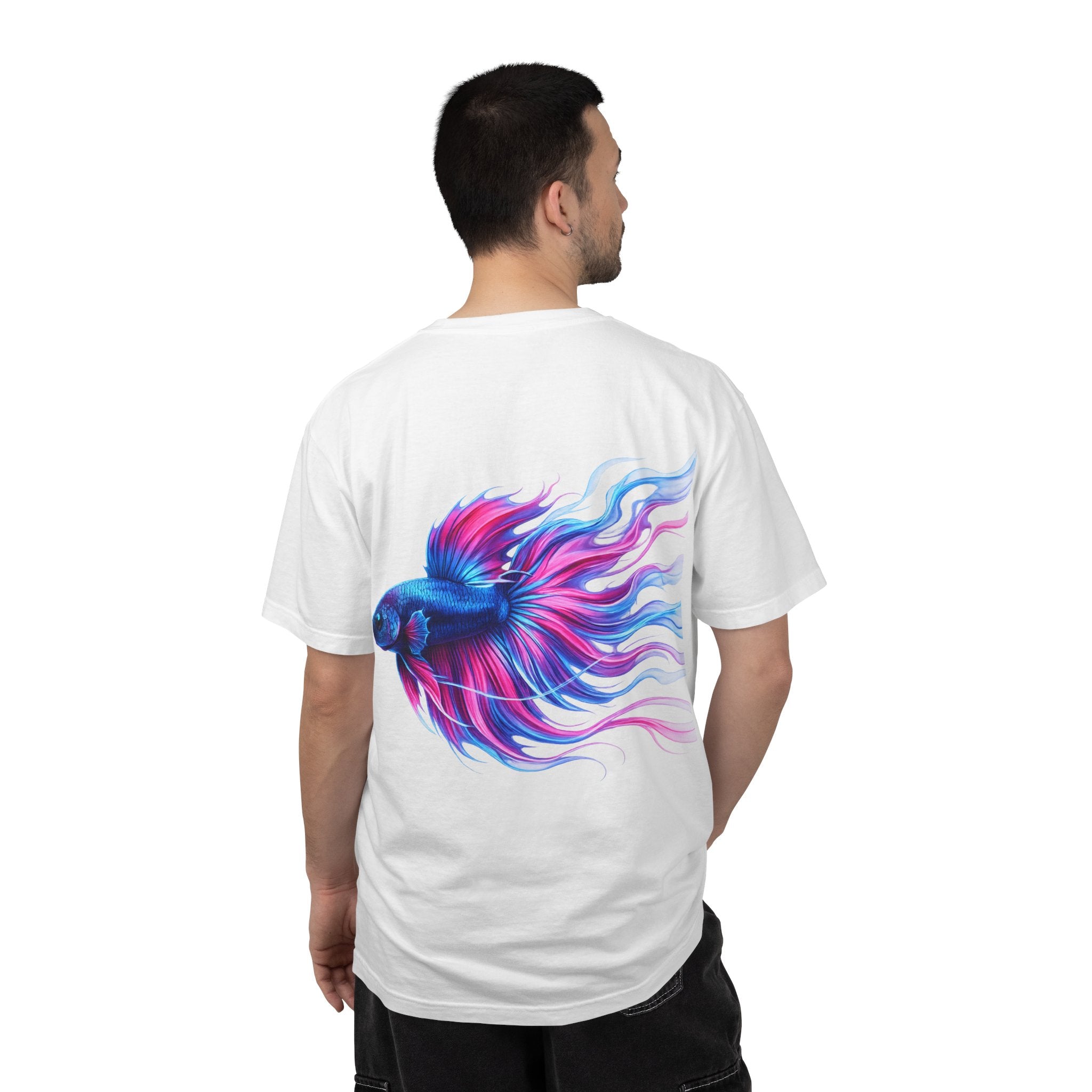 Electric Paint Betta T-Shirt — Neon Betta Splendens Art Tee