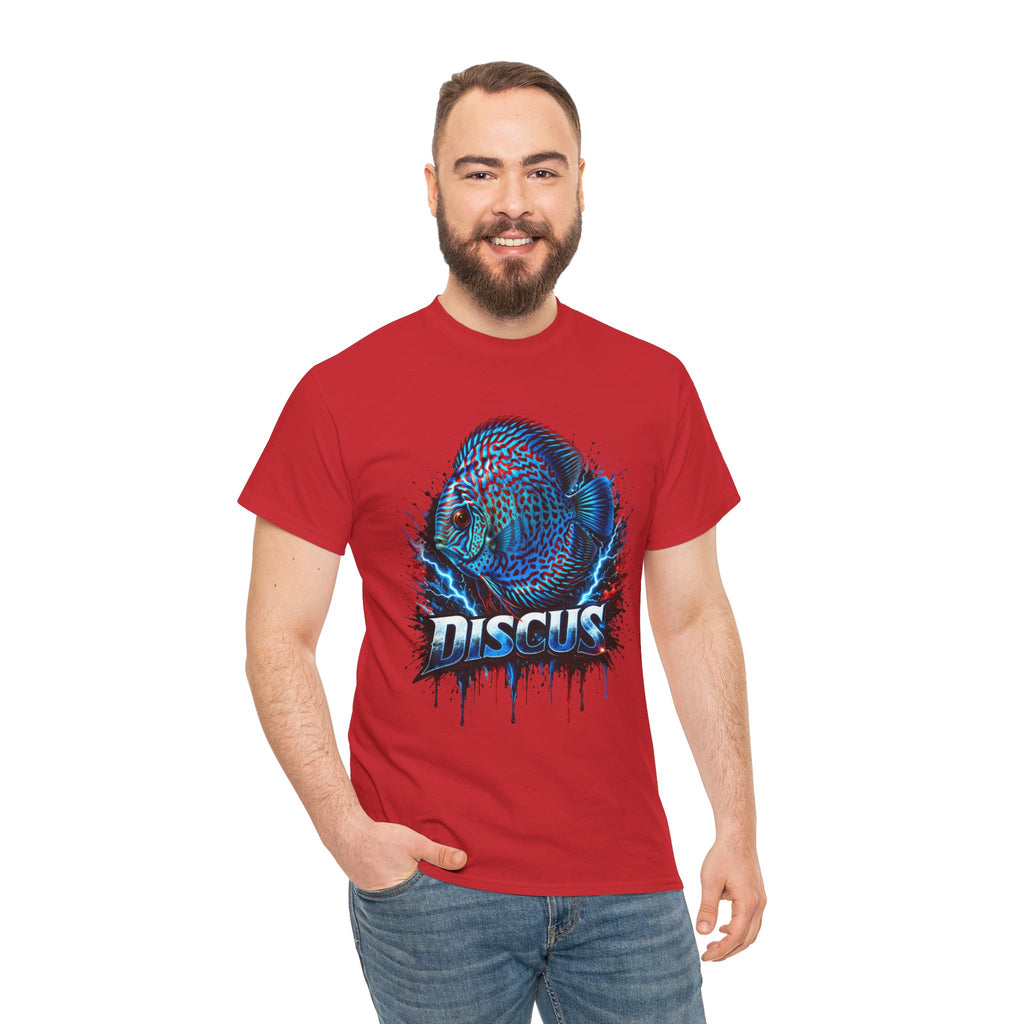 Discus Fish Graphic Tee - Vibrant Aquarium Fish Shirt