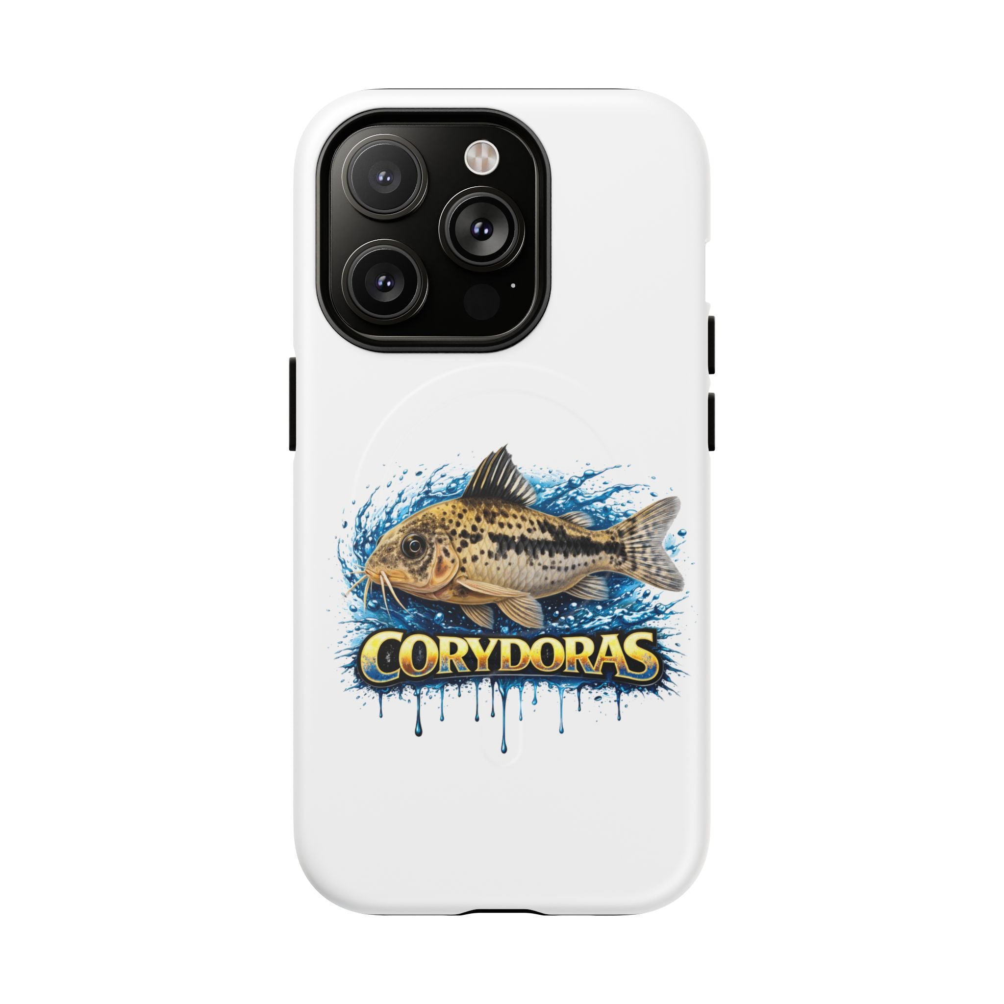 Corydoras Tough Magnetic Phone Case — Protective Fish Aquarium Design