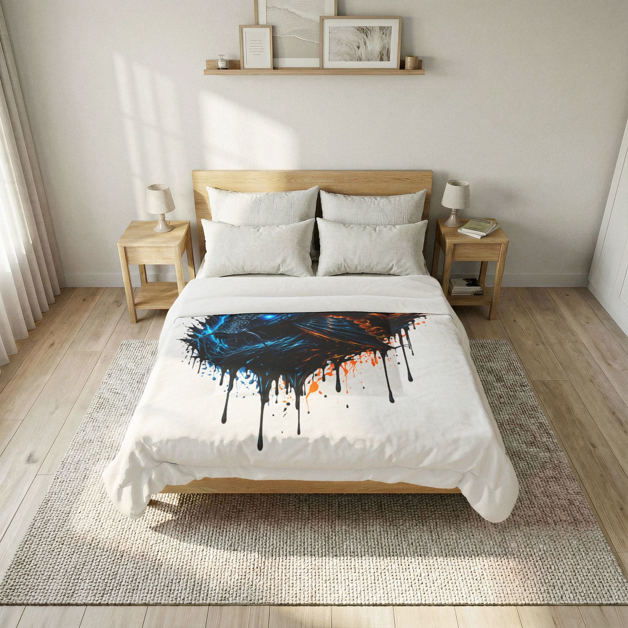 Armored Pleco – Premium "Deep Glow" Cotton Comforter
