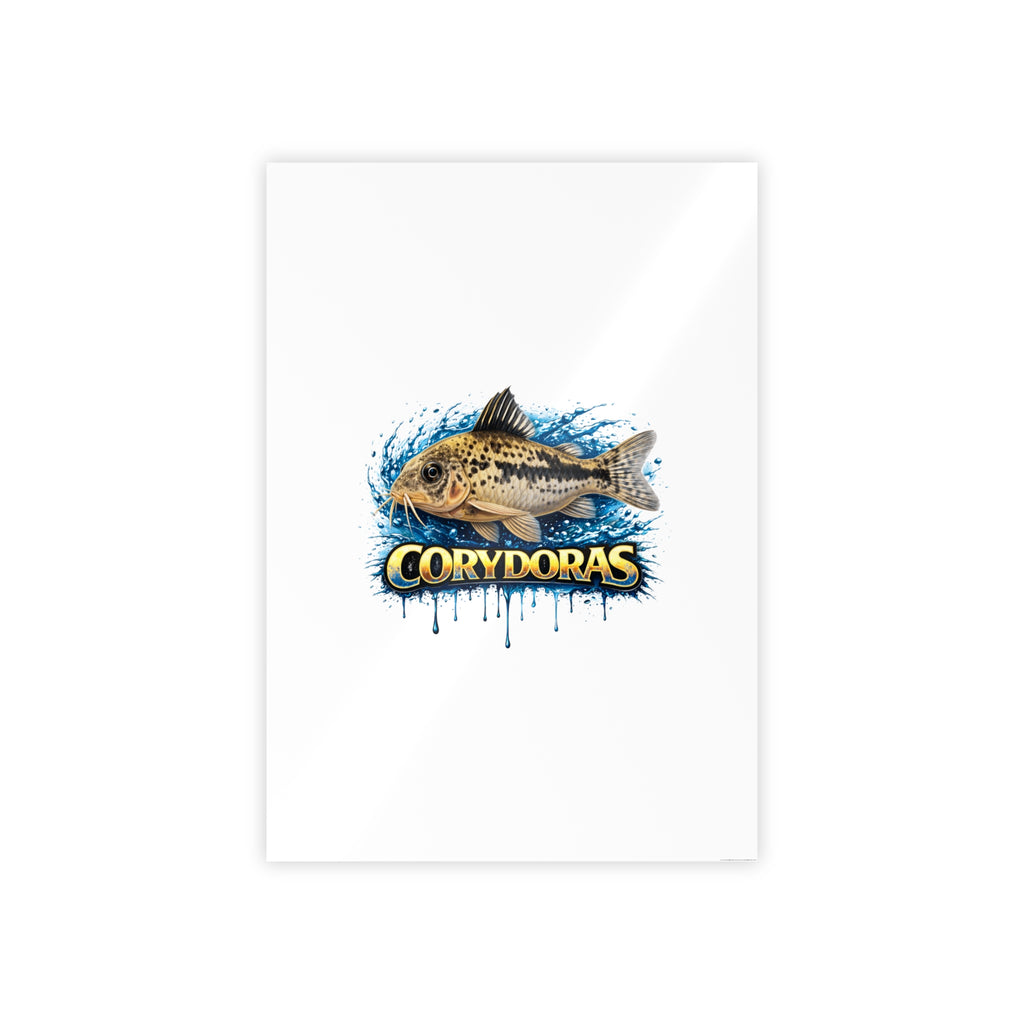 Corydoras Fish Gloss Poster – Aquarium Artwork Print