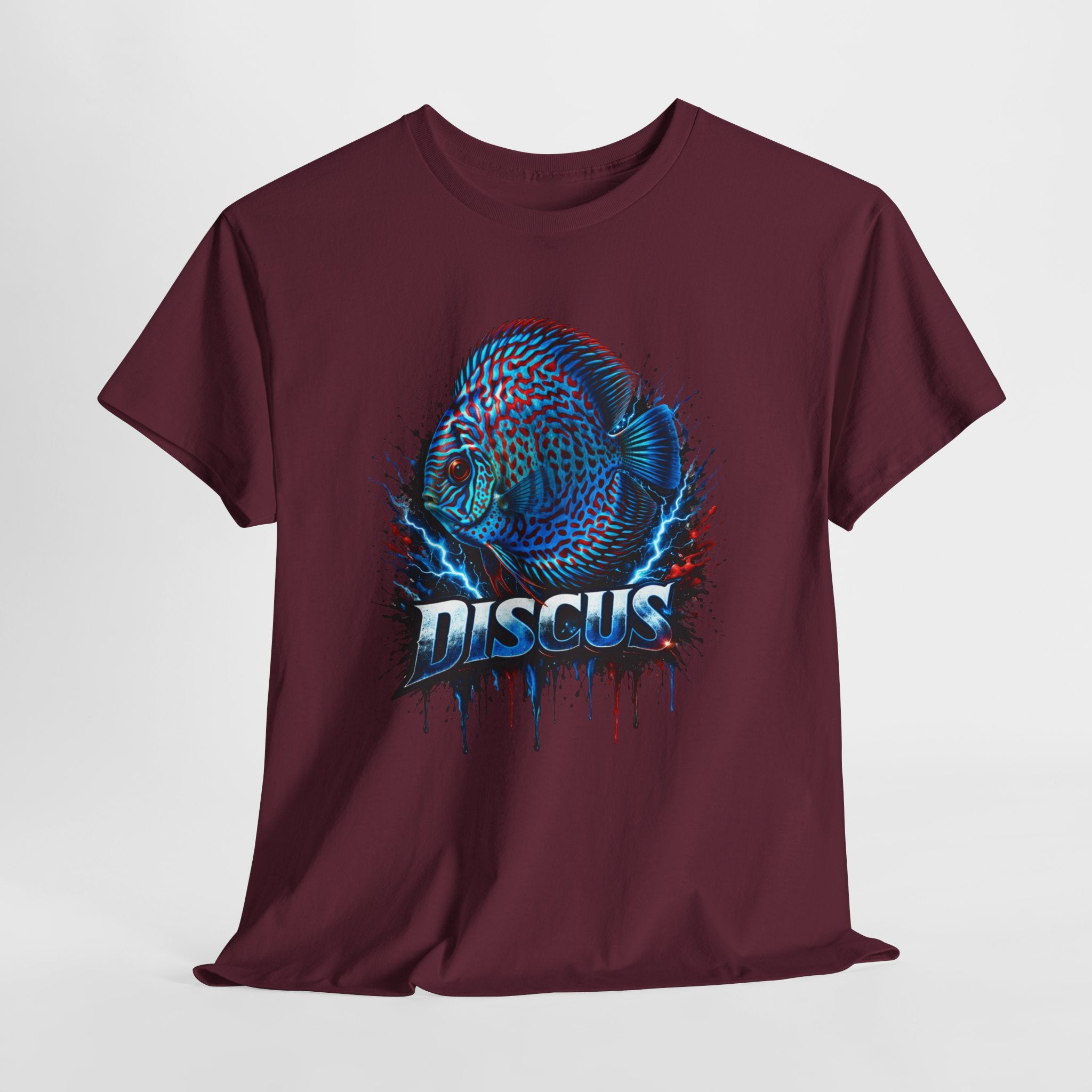 Discus Fish Graphic Tee - Vibrant Aquarium Fish Shirt