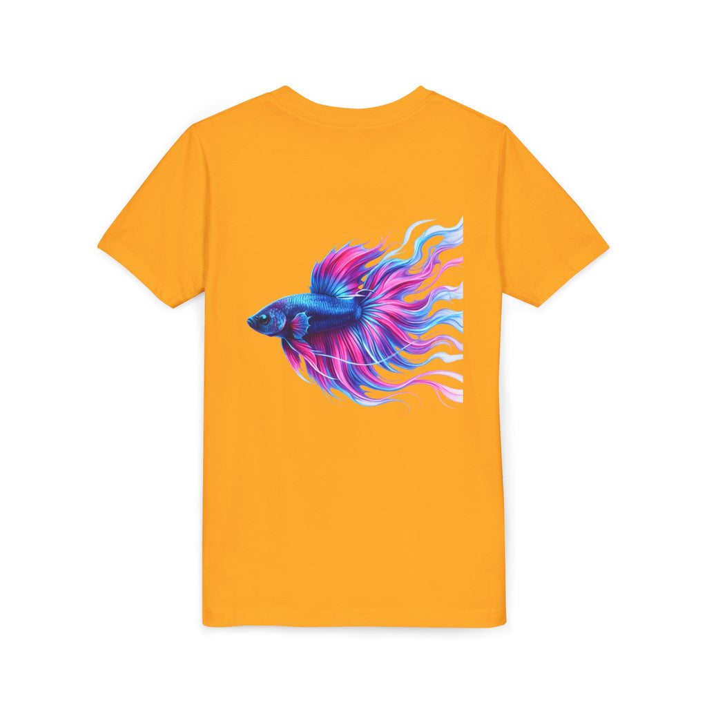 Youth Tee - Colorful Betta Fish Graphic Shirt
