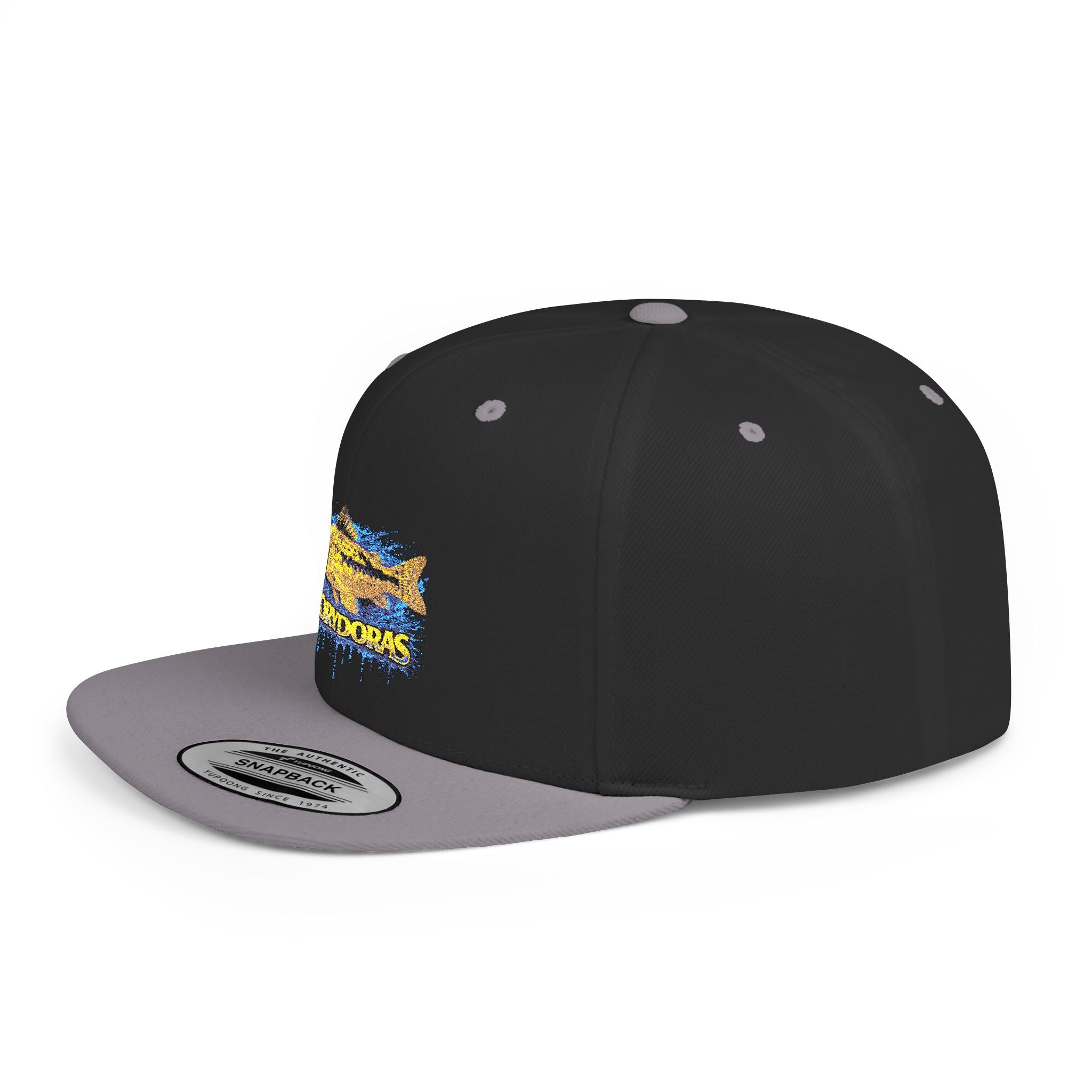 Corydoras Catfish Splash Flat Bill Snapback Hat