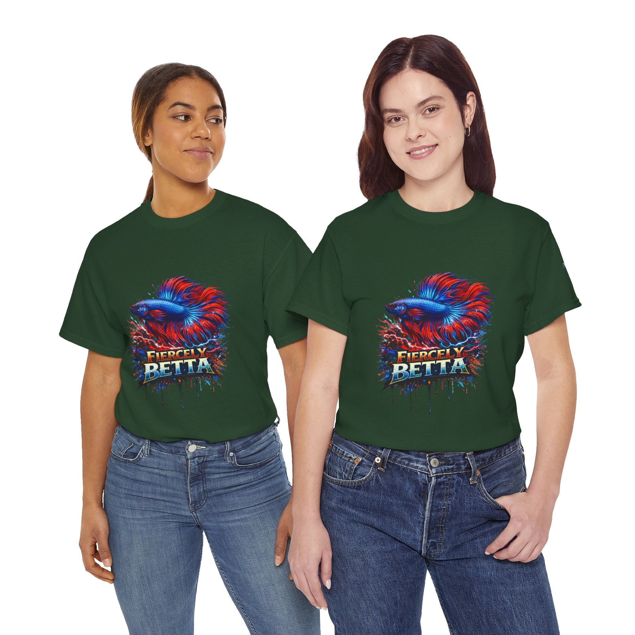 Betta Fish T-Shirt — Fiercely Betta Colorful Aquarium Fish Tee