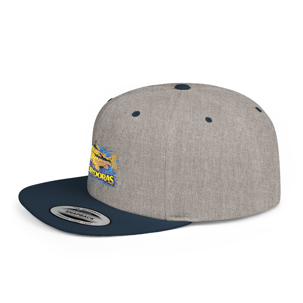 Corydoras Catfish Splash Flat Bill Snapback Hat