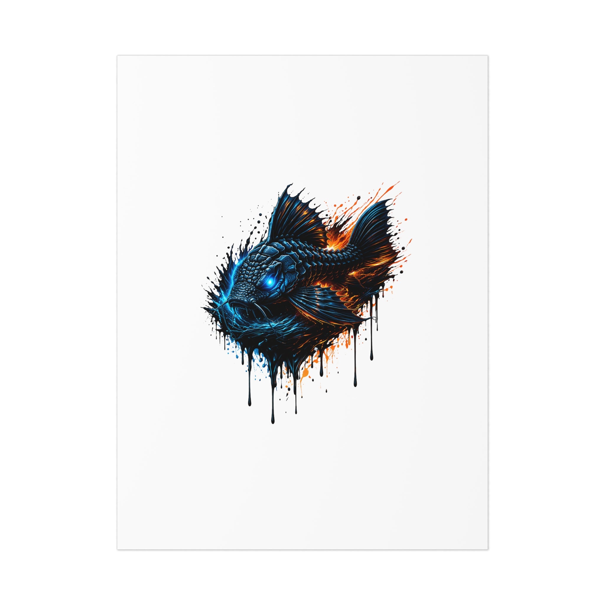 Armored Pleco – Premium Uncoated Matte Poster L-185