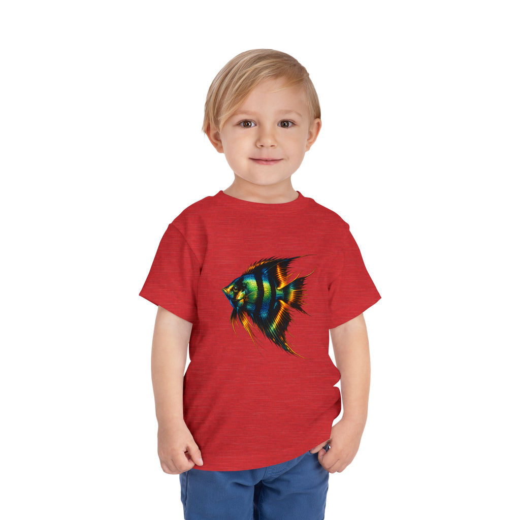 Toddler Tee - Colorful Aquarium Angelfish Graphic Shirt