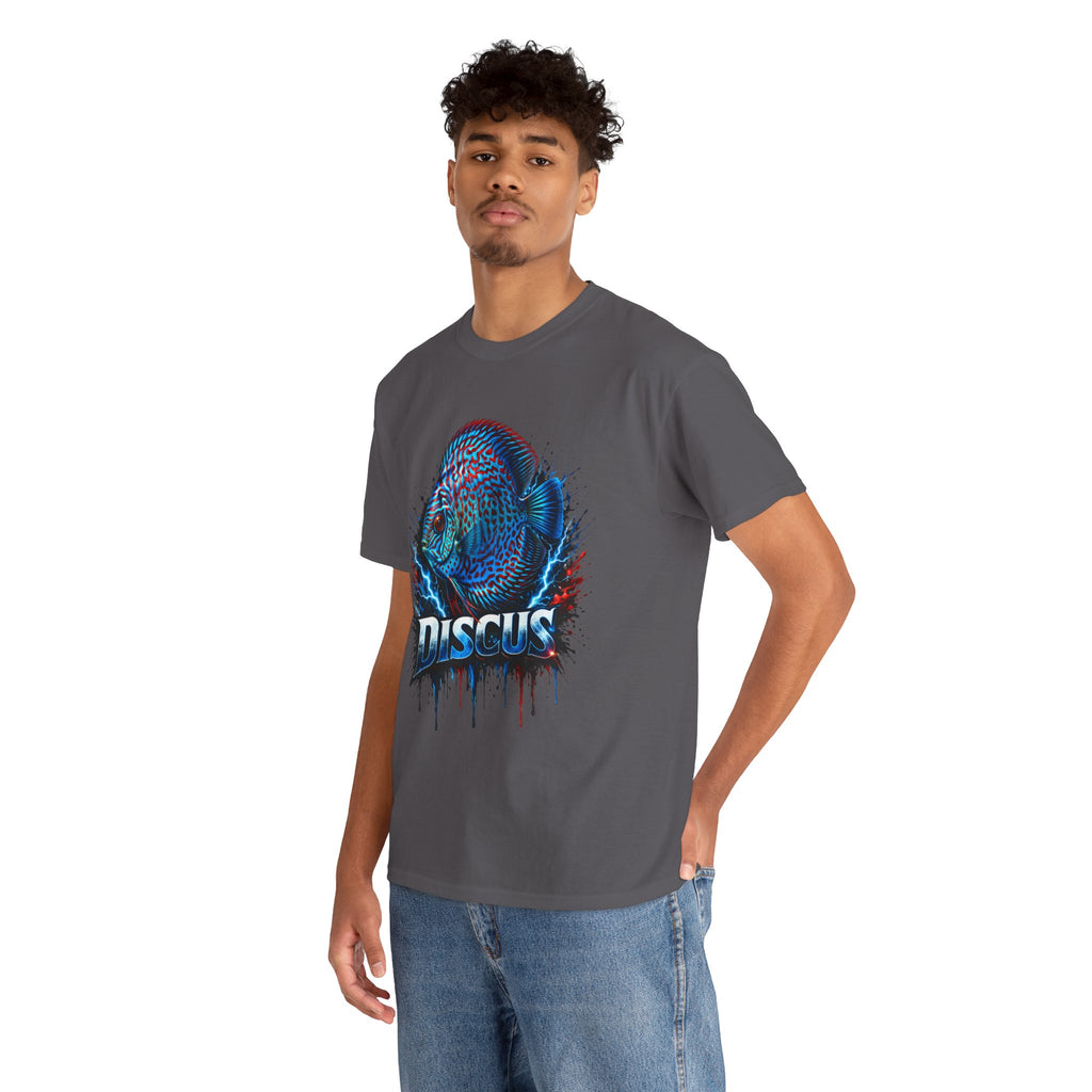 Discus Fish Graphic Tee - Vibrant Aquarium Fish Shirt