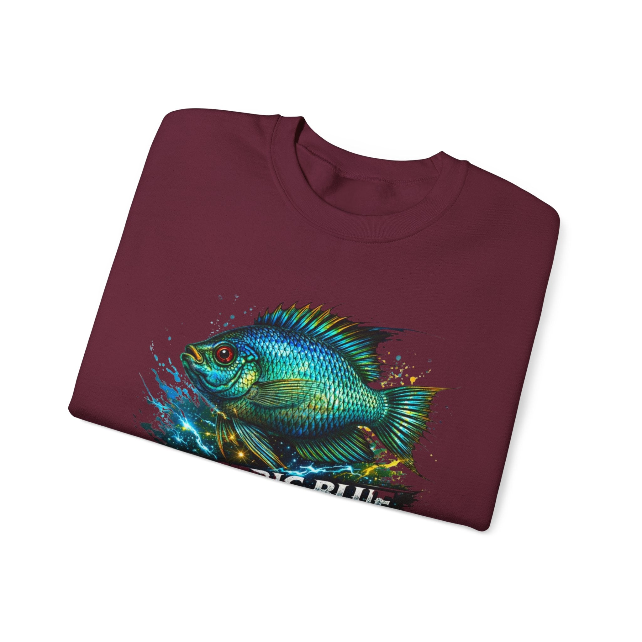Electric Blue Acara – Heavy Blend™ Crewneck Sweatshirt