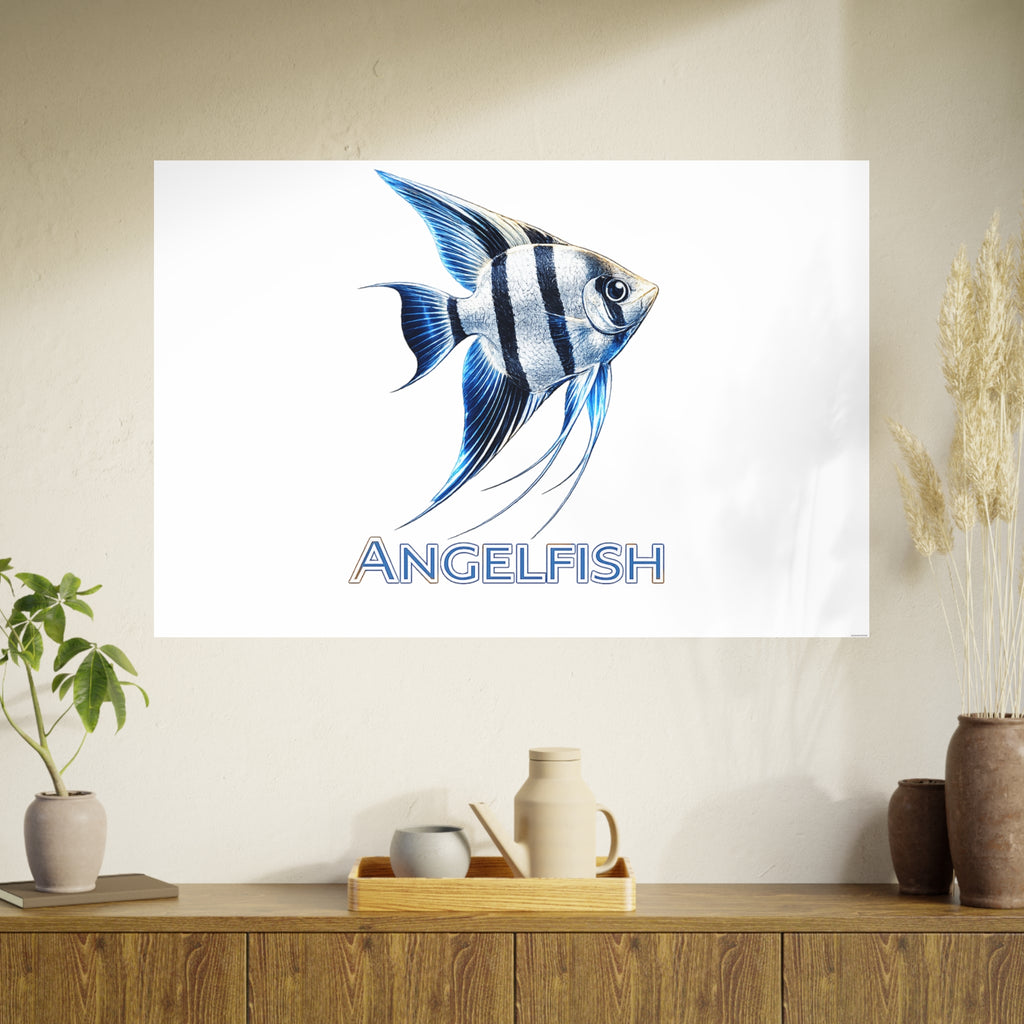 Angelfish – Premium Satin Photo Art Poster