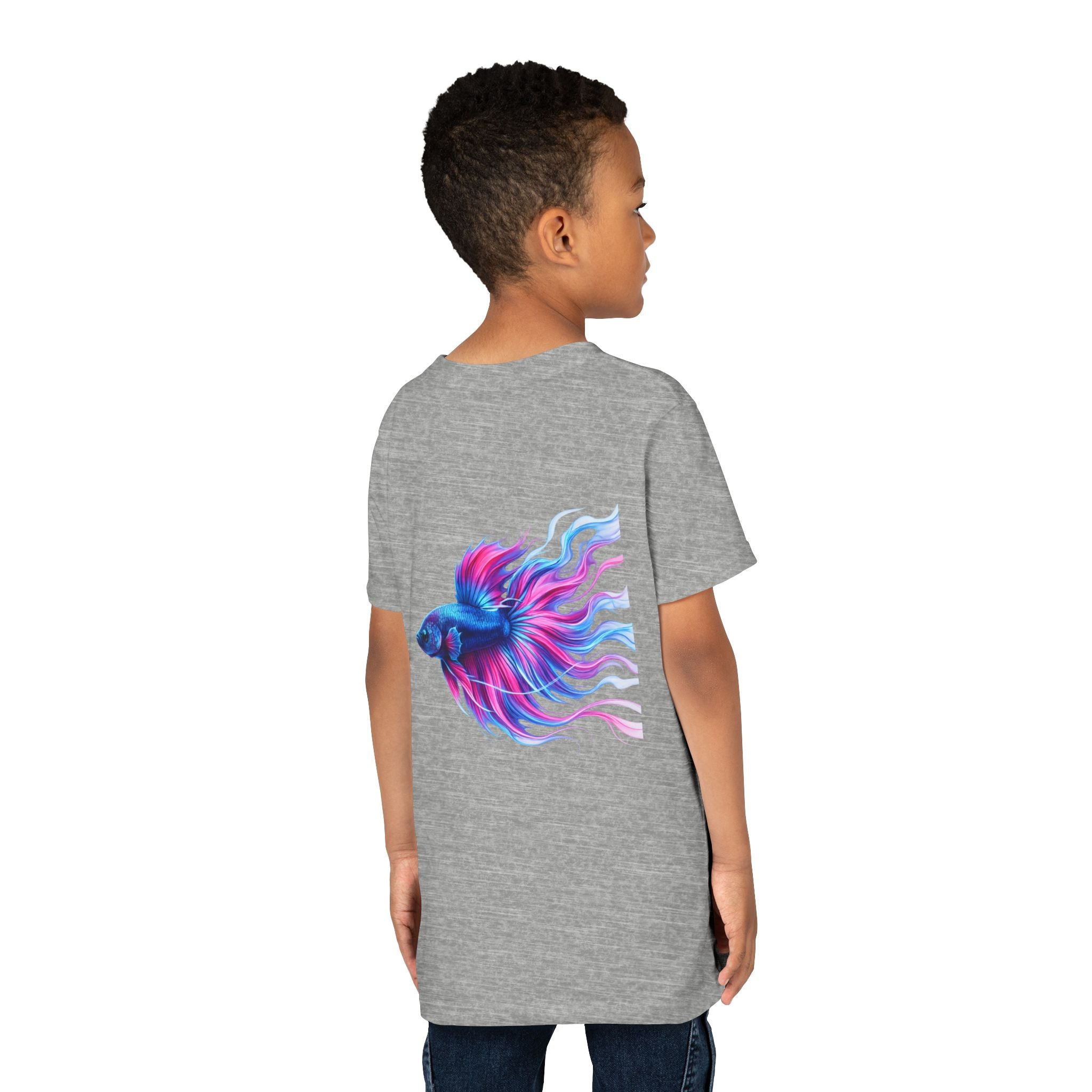 Youth Tee - Colorful Betta Fish Graphic Shirt