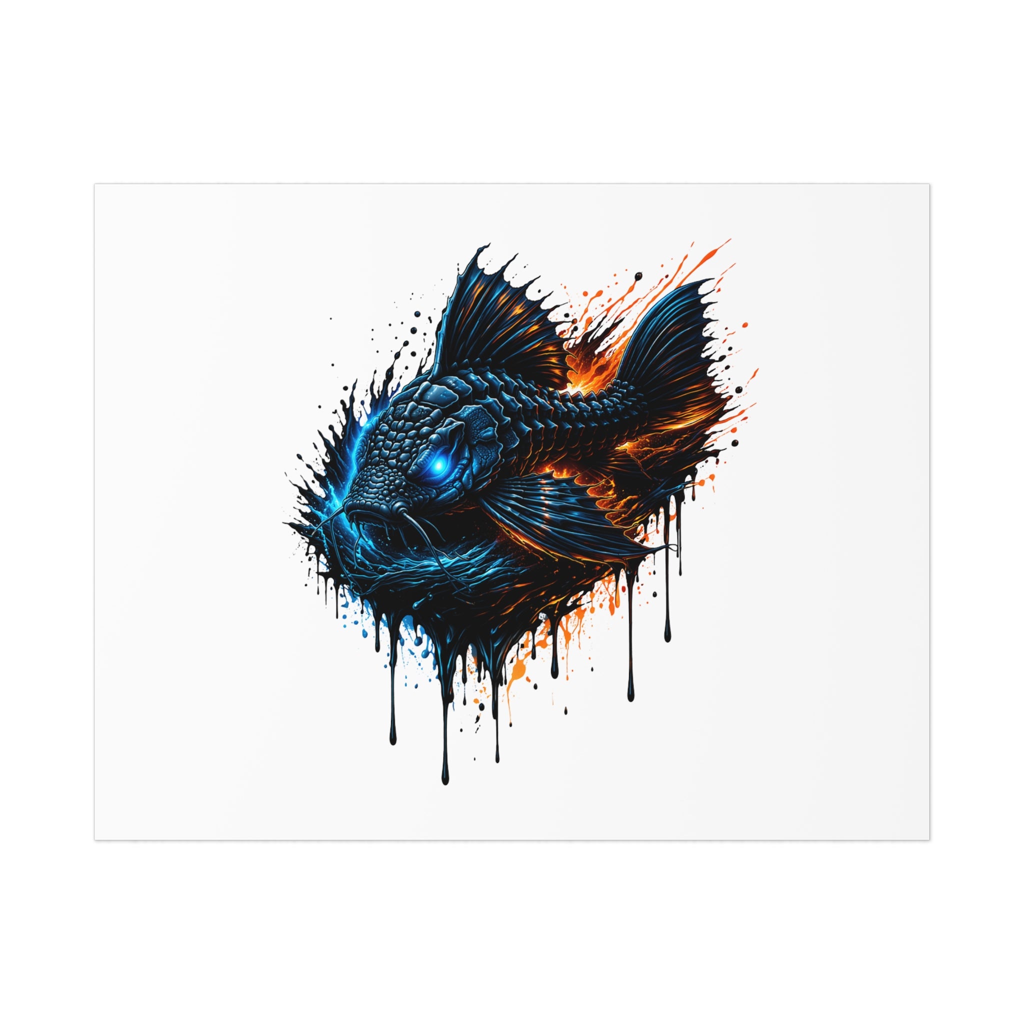 Armored Pleco – Premium Uncoated Matte Poster L-185