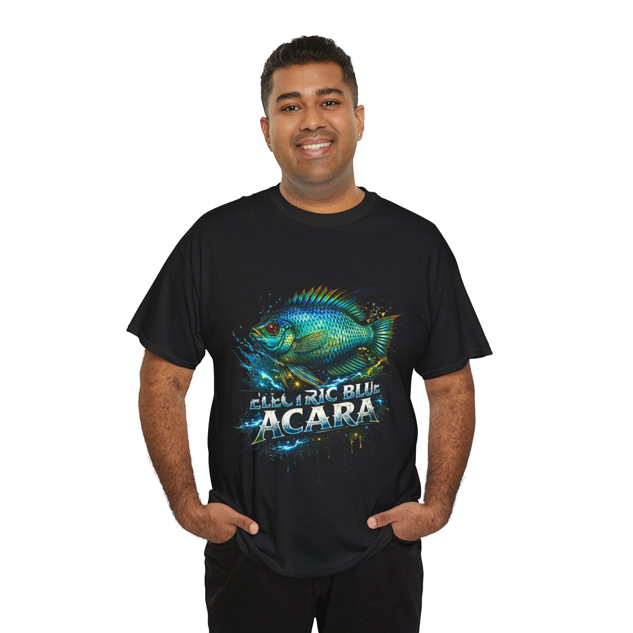 Electric Blue Acara – Premium Graphic Tee