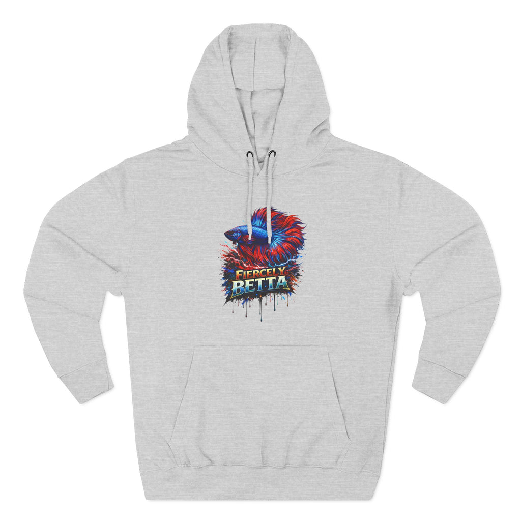 Fiercely Betta – Premium "Neon Flare" 3-End Fleece Hoodie