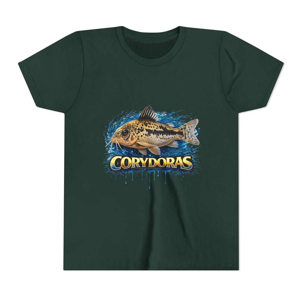 Corydoras Fish Youth Tee – Cute Aquarium Catfish Graphic Shirt
