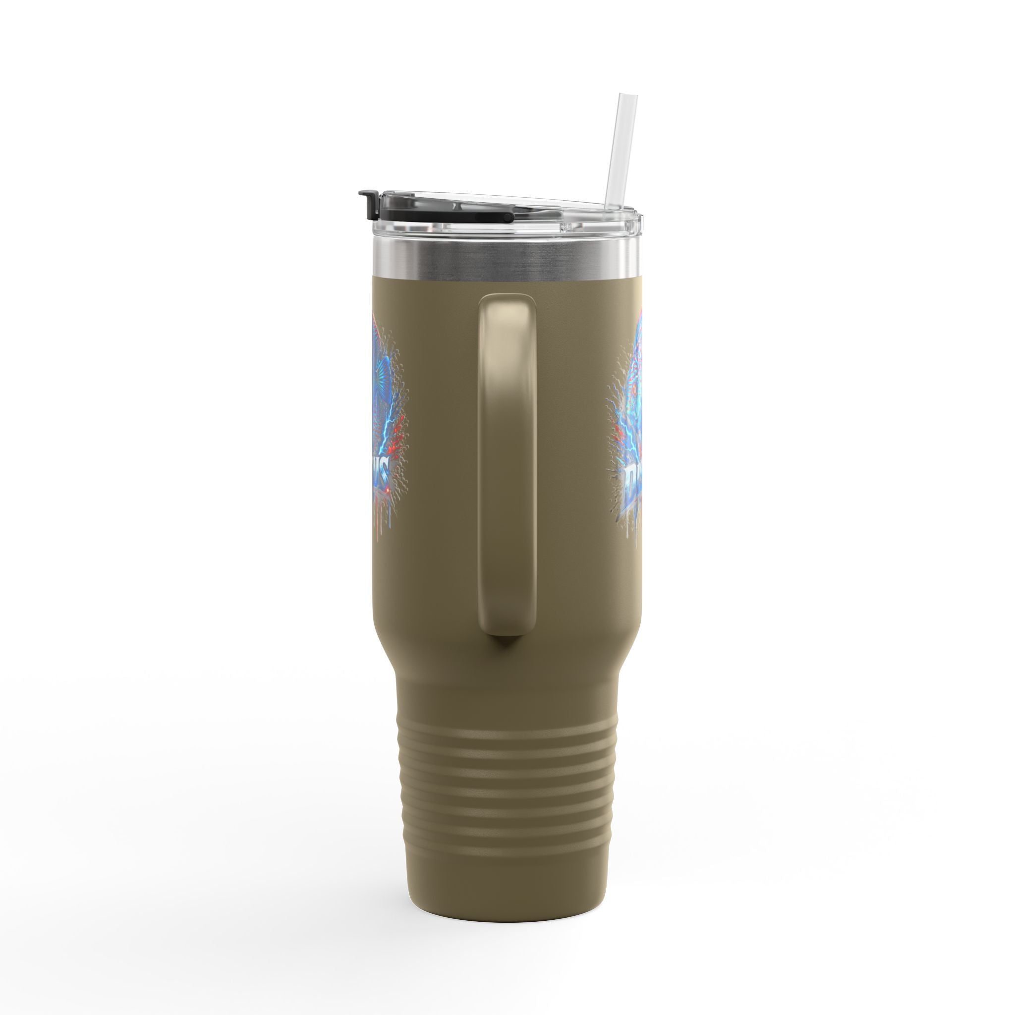 Electric Discus – 40oz Premium Insulated Travel Mug