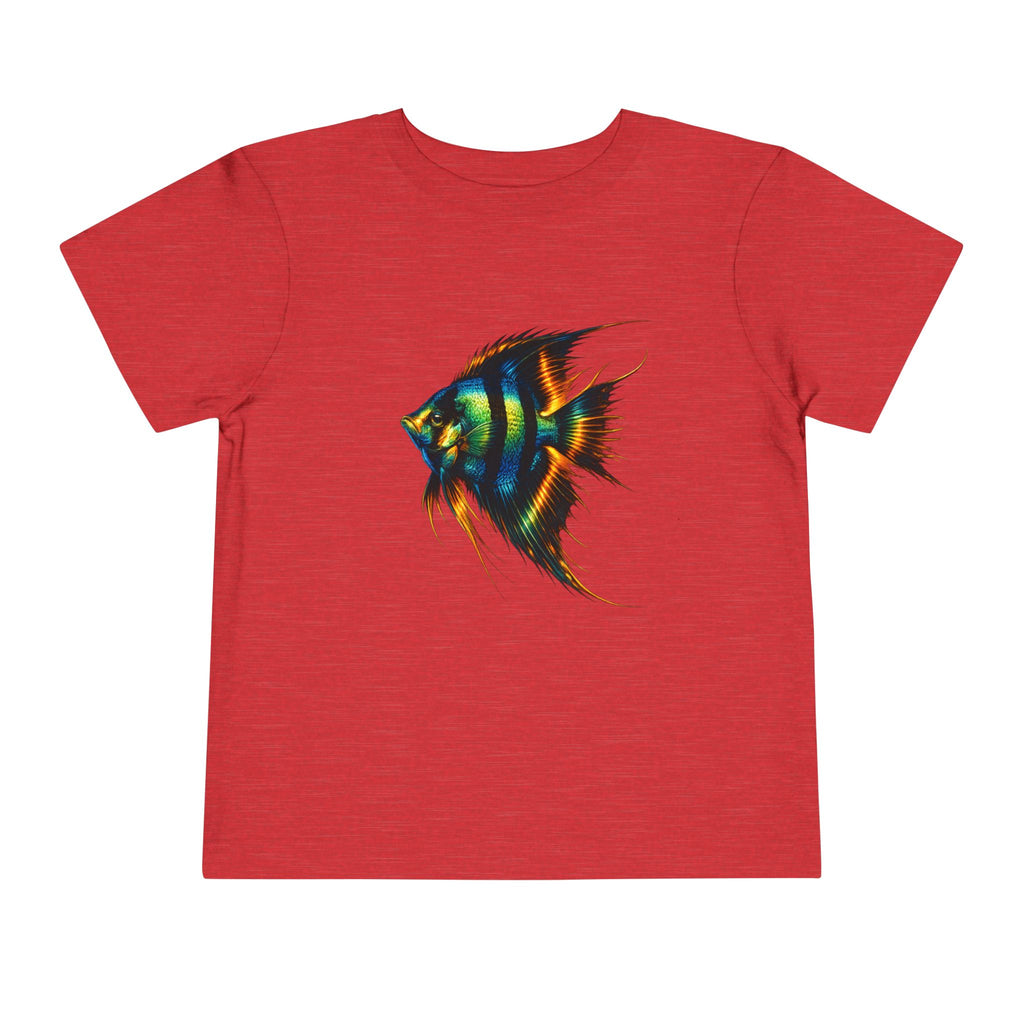 Toddler Tee - Colorful Aquarium Angelfish Graphic Shirt