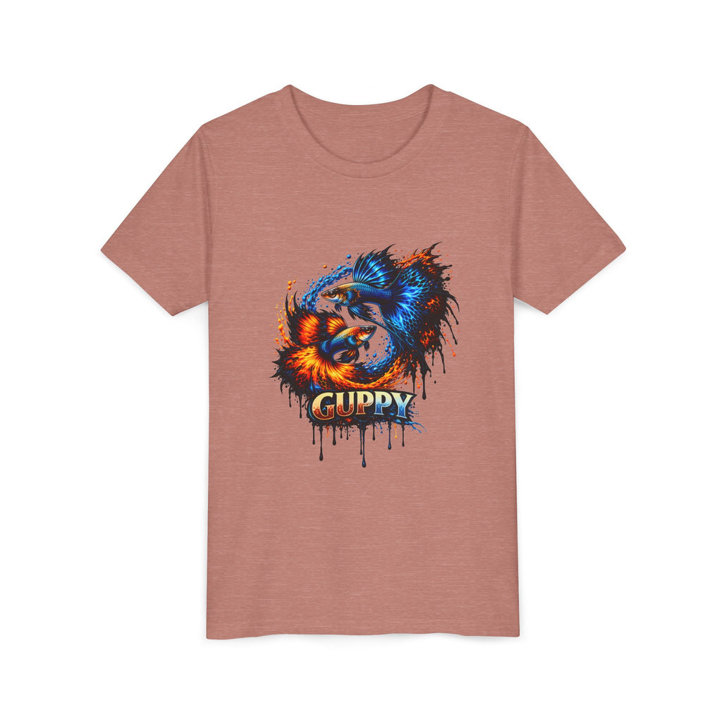 Fire & Ice Guppy – Youth "Neon Flare" Premium Tee