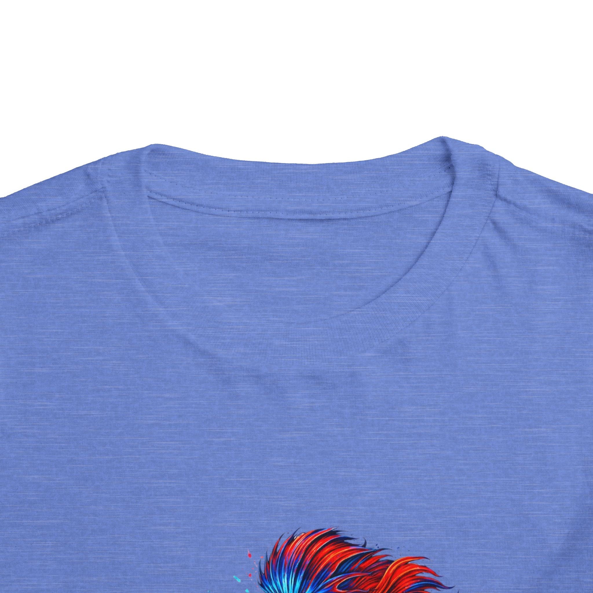 Toddler Tee - 'Fierce Betta' Colorful Betta Fish Graphic Shirt for Kids