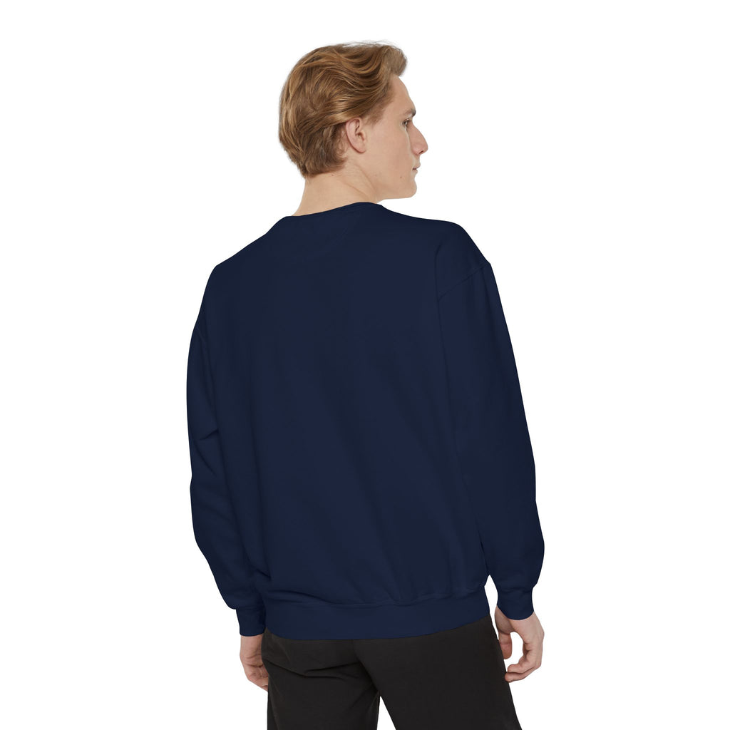 Electric Blue Acara – Garment-Dyed Premium Sweatshirt