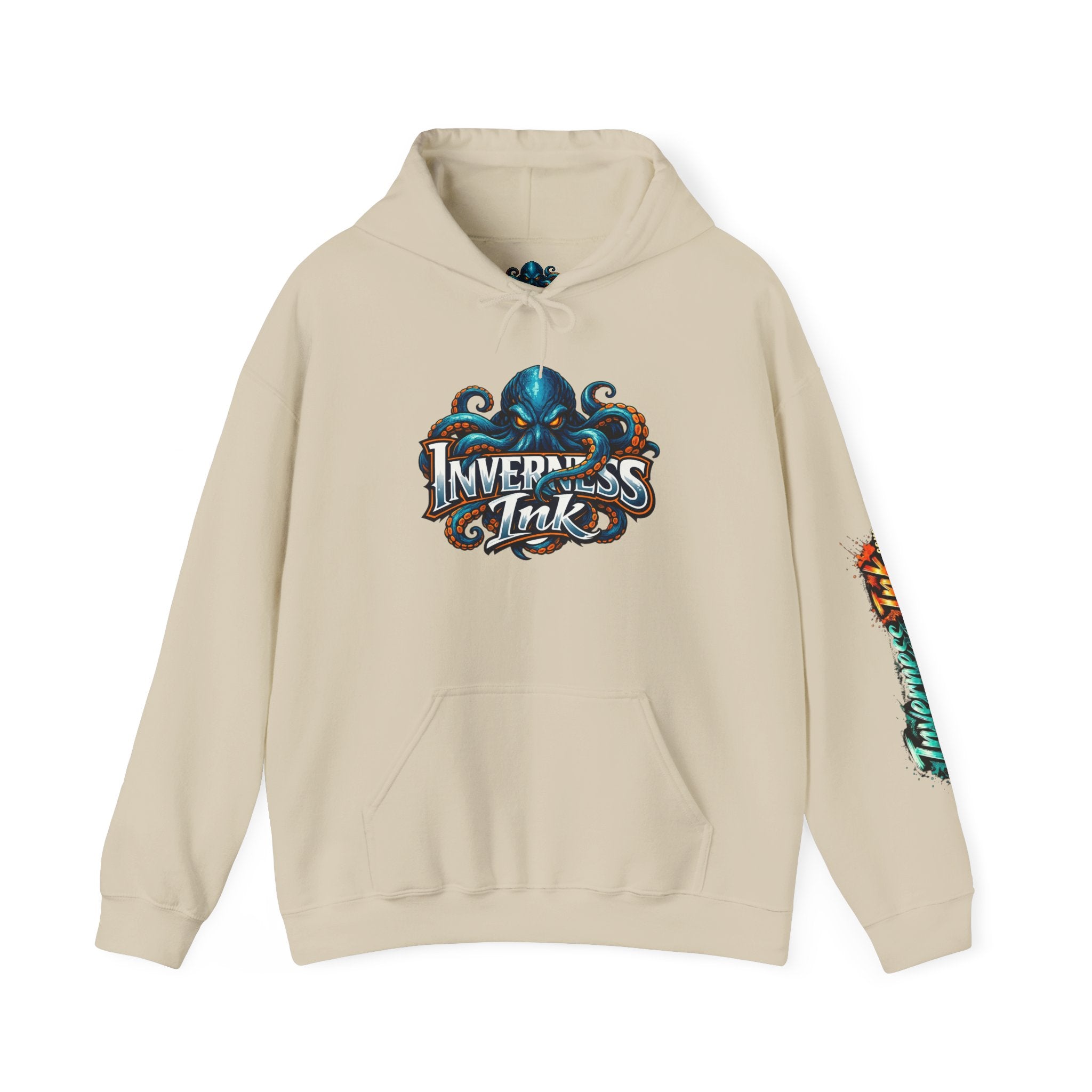 Electric Paint Betta — Artisan Series Hoodie — Inverness Ink Graphic Pullover