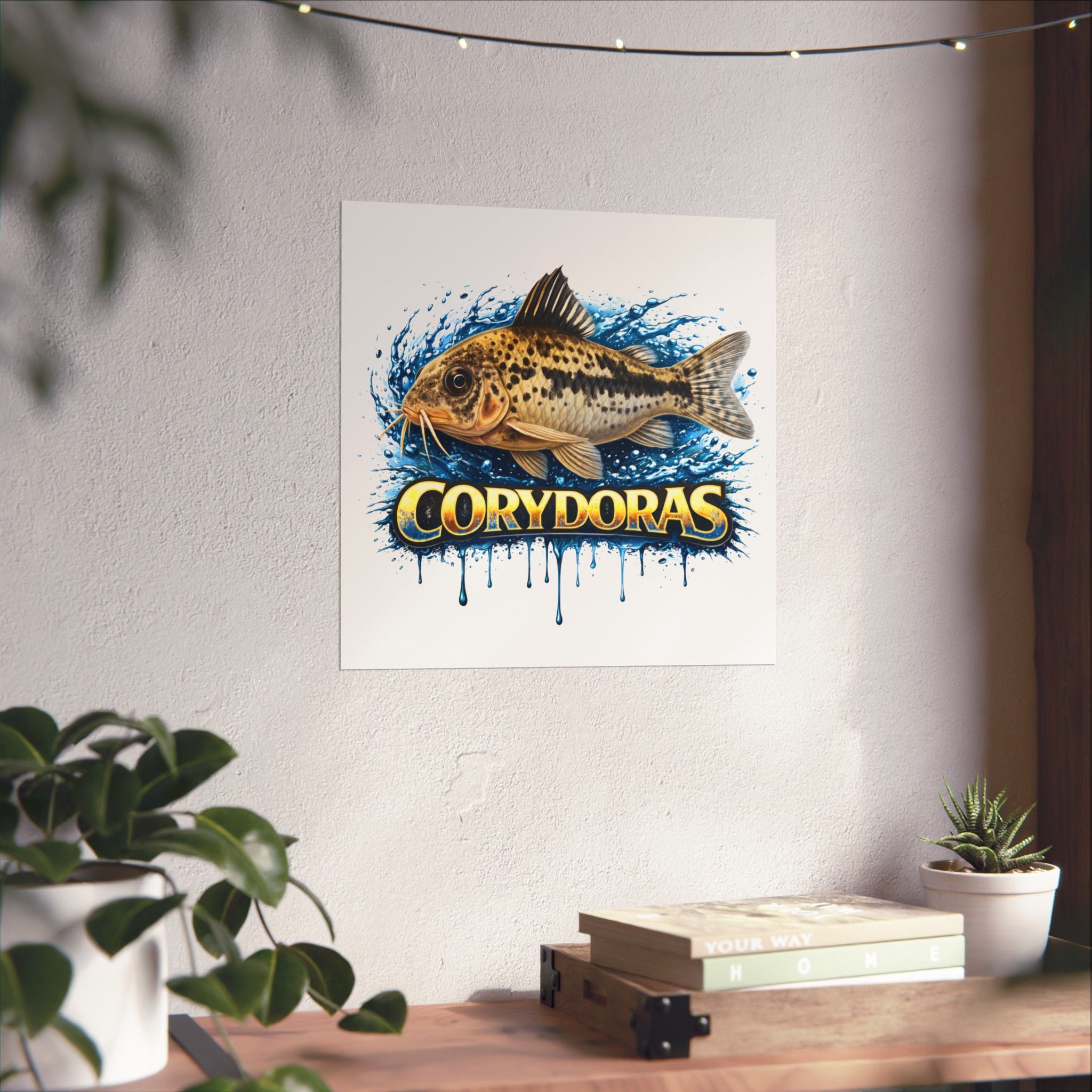 Corydoras Fish Matte Poster — Aquarium Lover Wall Art