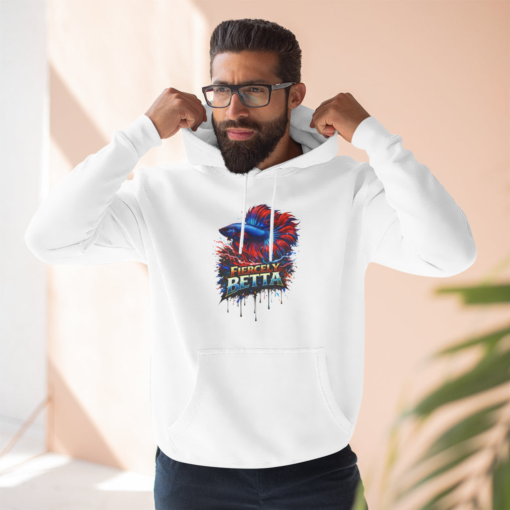 Fiercely Betta – Premium "Neon Flare" 3-End Fleece Hoodie