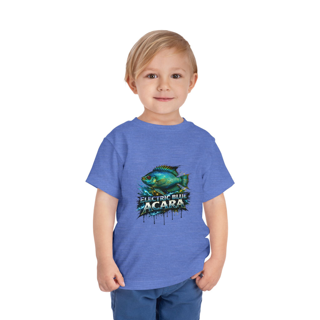 Electric Blue Acara – Toddler Graphic Tee