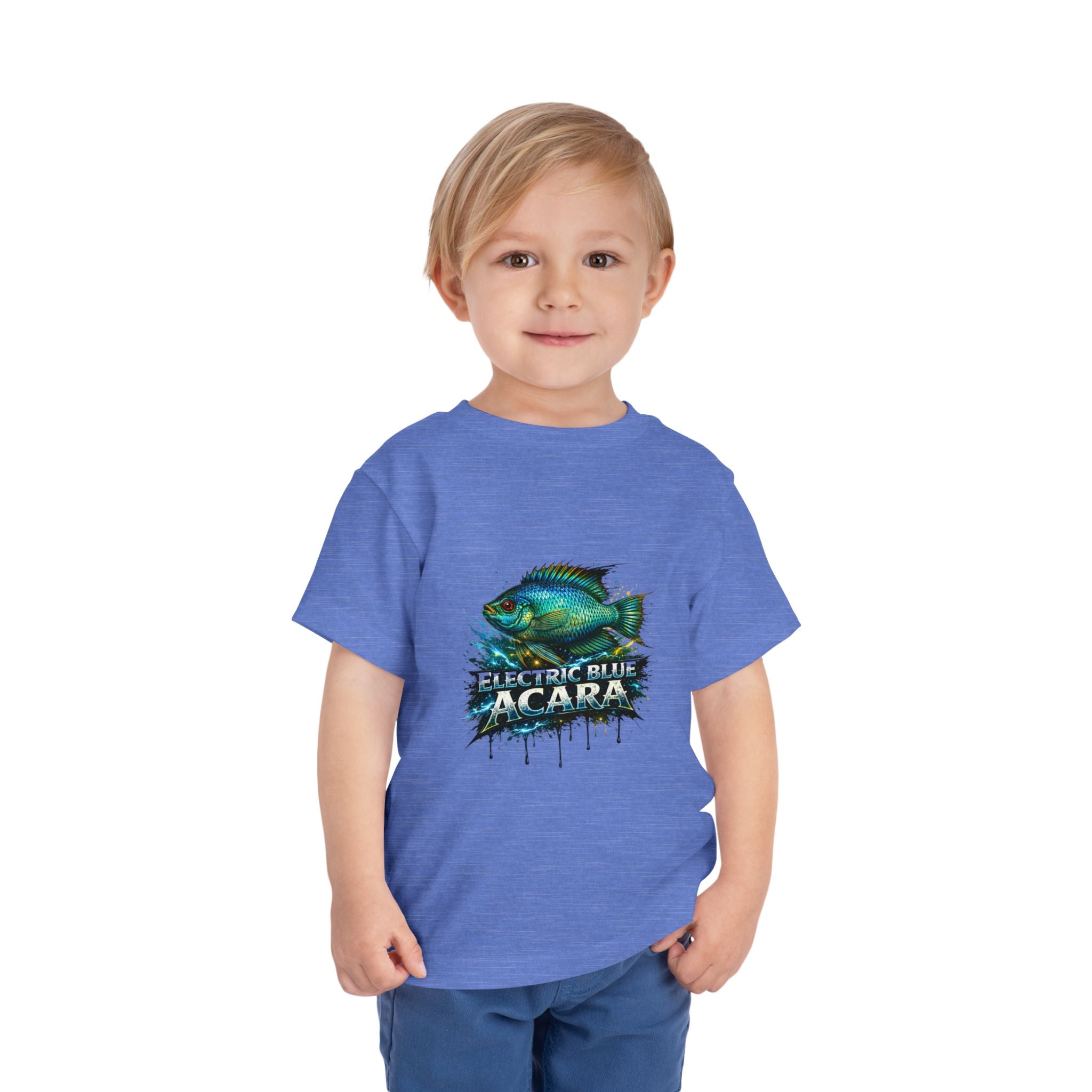 Electric Blue Acara – Toddler Graphic Tee