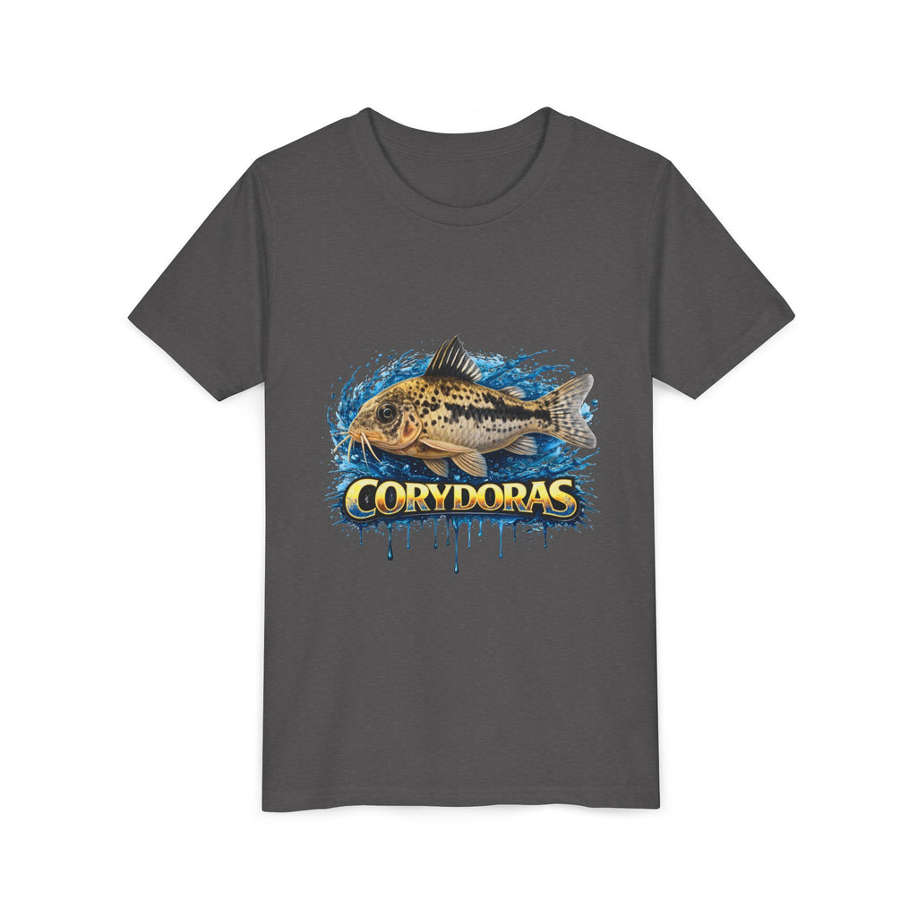Corydoras Fish Youth Tee – Cute Aquarium Catfish Graphic Shirt
