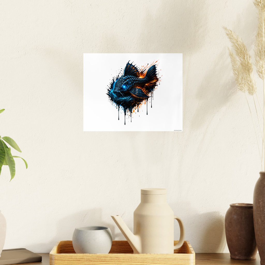 Armored Pleco L-185 – Premium Satin Photo Art Poster