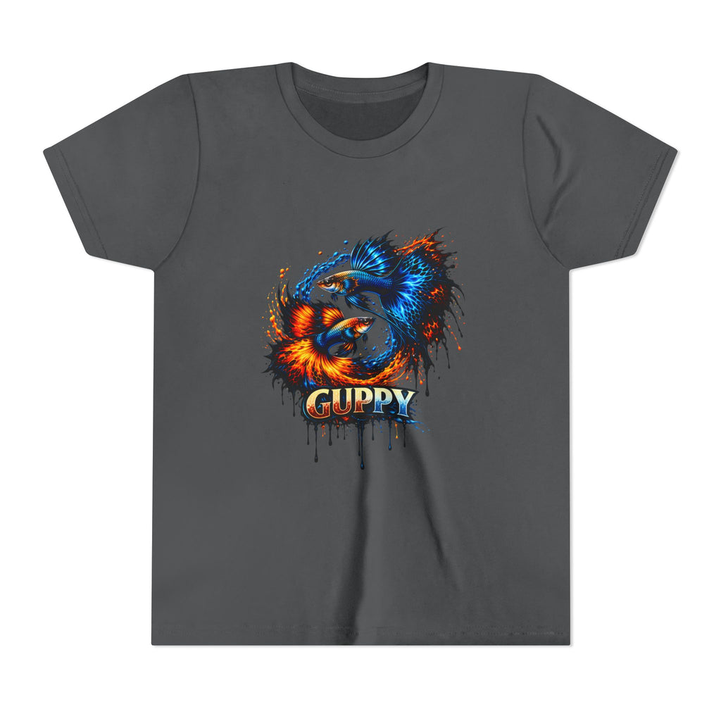 Fire & Ice Guppy – Youth "Neon Flare" Premium Tee
