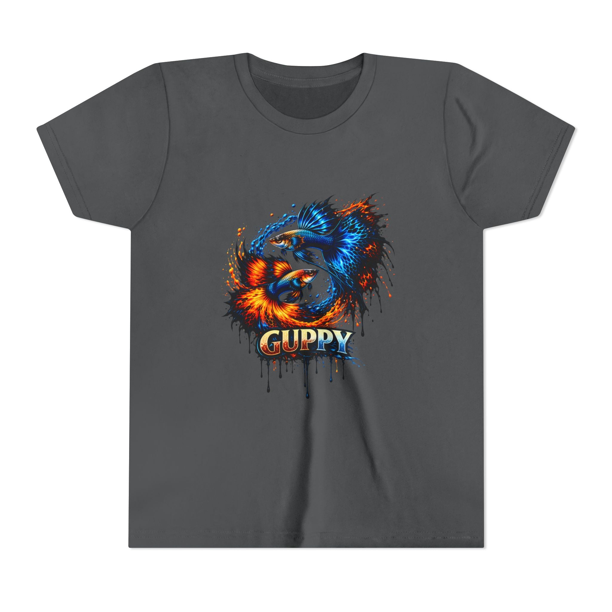 Fire & Ice Guppy – Youth "Neon Flare" Premium Tee