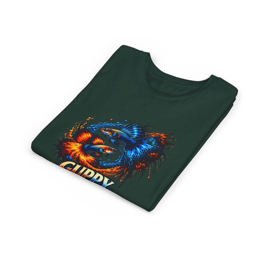 Fire & Ice Guppy – Youth "Neon Flare" Premium Tee