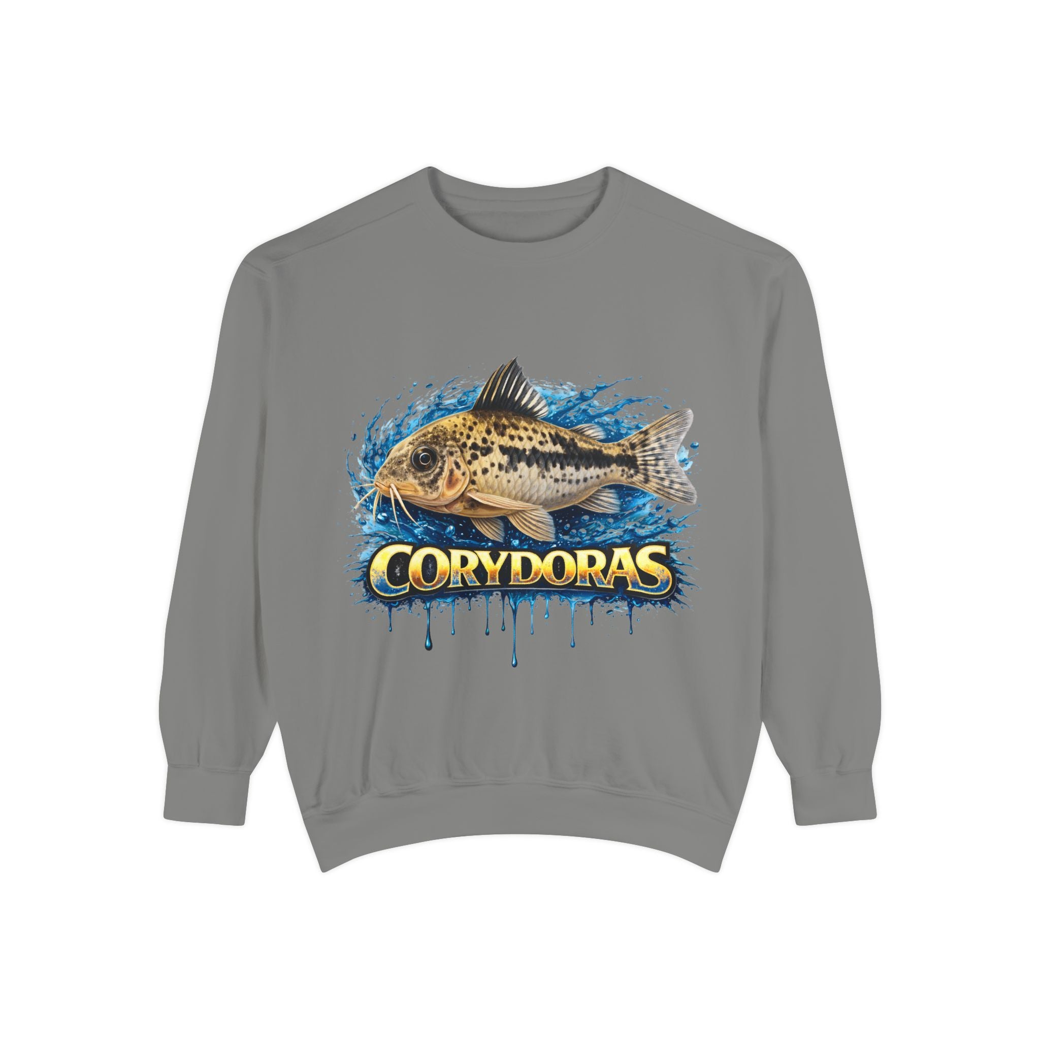 Corydoras Fish Sweatshirt — Aquatic Aquarium Catfish Graphic Crewneck