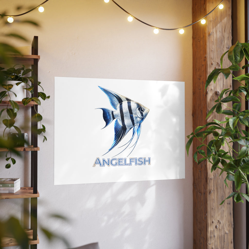 Angelfish – Premium Satin Photo Art Poster